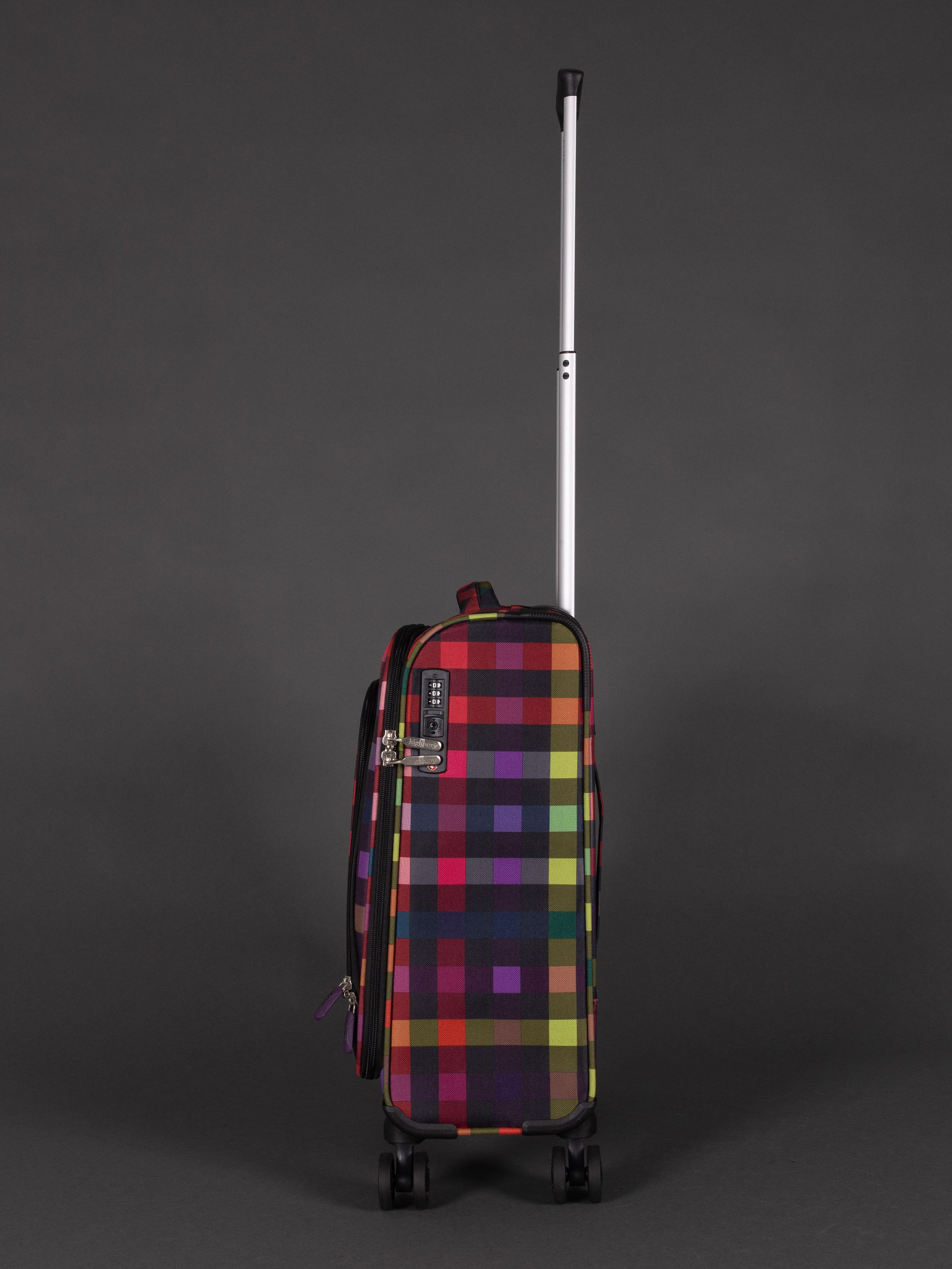 Highbury 3-Piece Luggage Set with 8 Spinner Wheels – Polyester Suitcases 20", 24", 28" (Cabin, Medium & Large)