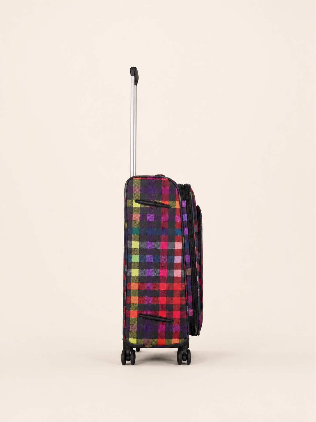 Highbury 3-Piece Luggage Set with 8 Spinner Wheels – Polyester Suitcases 20", 24", 28" (Cabin, Medium & Large)