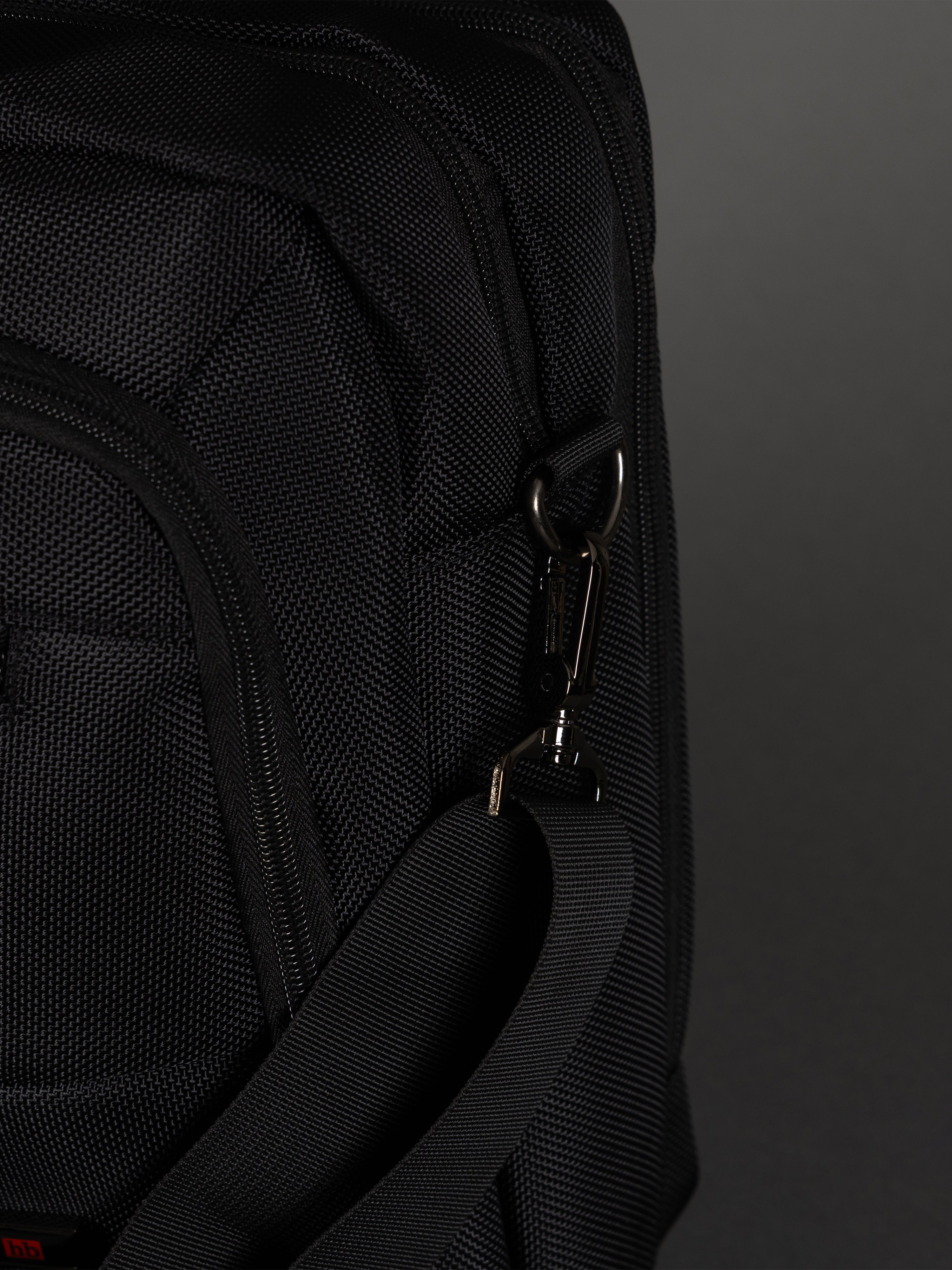Highbury Black Business Bag – Professional Laptop Briefcase with Organiser Sections & Shoulder Strap