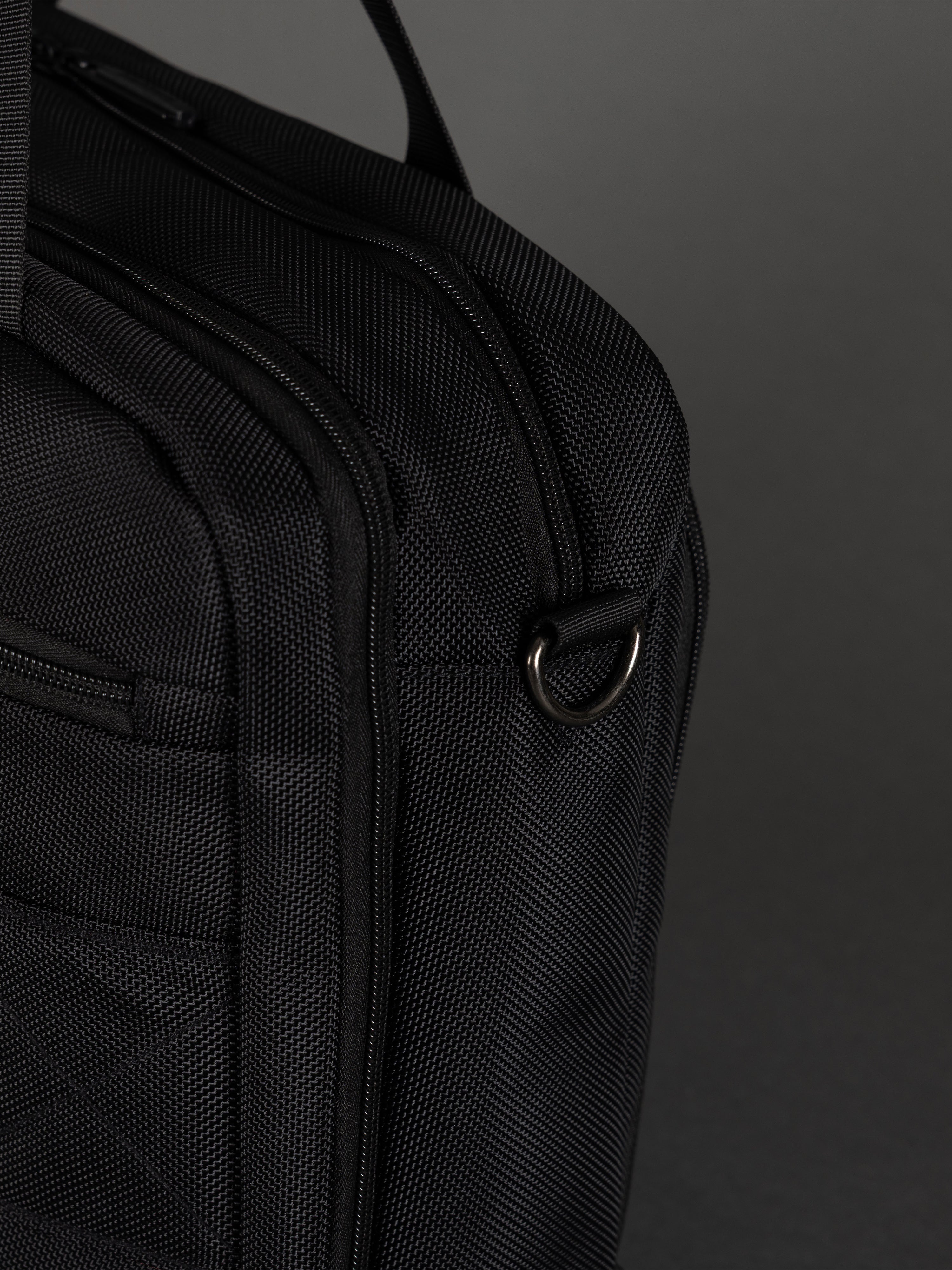 Highbury Black Business Bag – Professional Laptop Briefcase with Organiser Sections & Shoulder Strap
