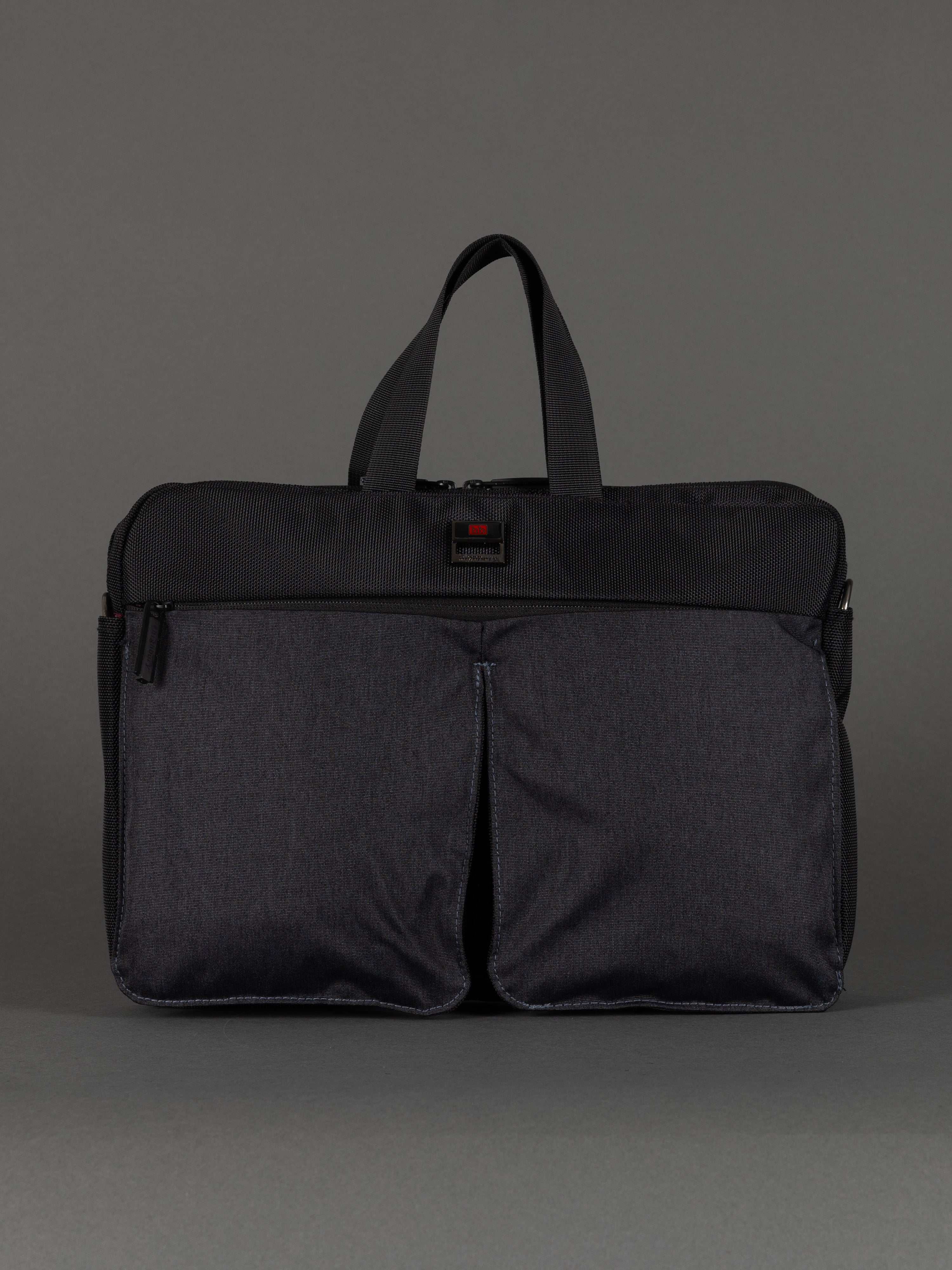 "Highbury minimalist A4 compact laptop bag in durable polyester"