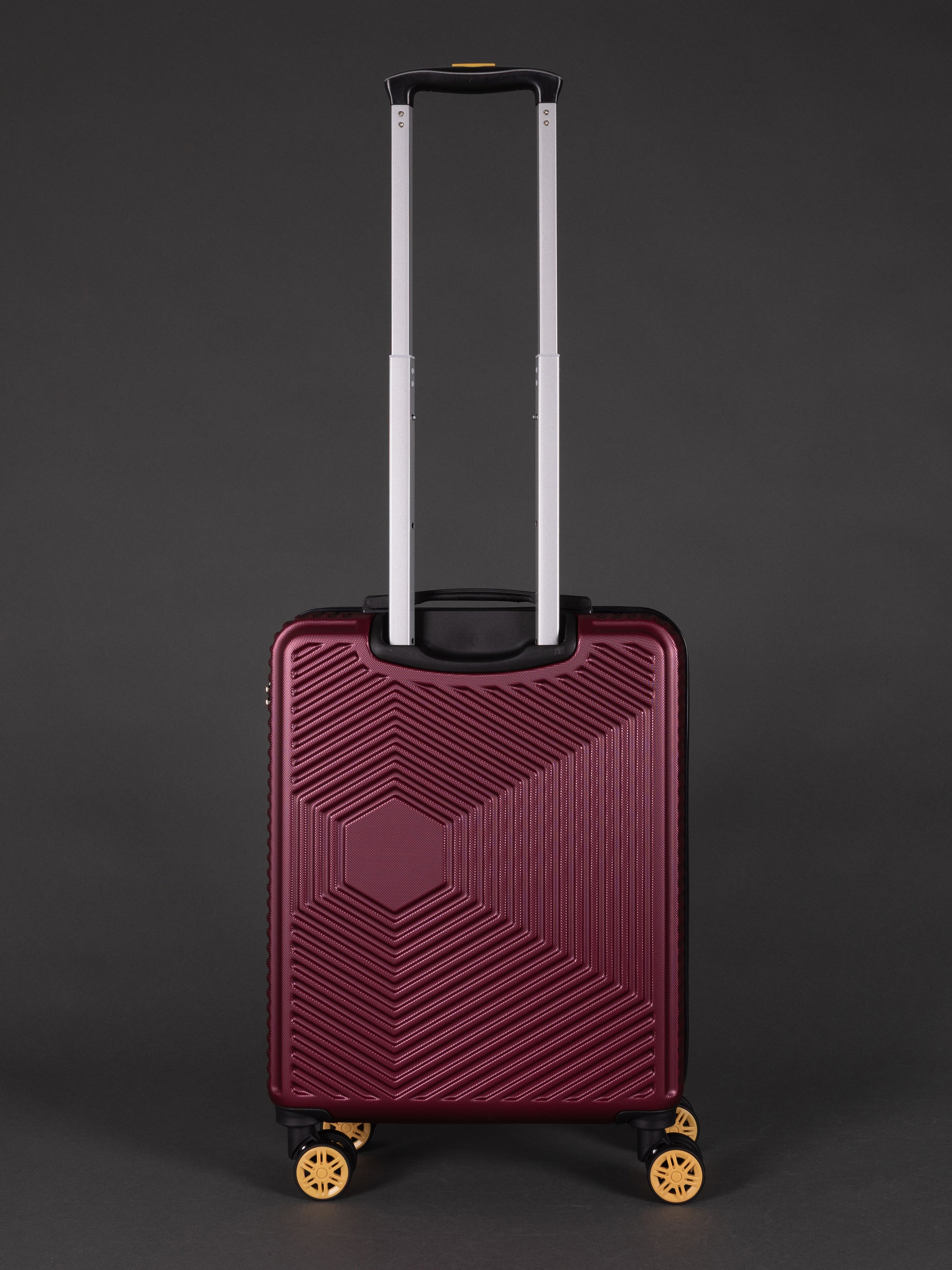 Highbury Burgundy Hardside Luggage Polypropylene Hard-Shell Spinner/Suitcase Set with 8 Wheels - 29 inches, 25 inches, 20 inches