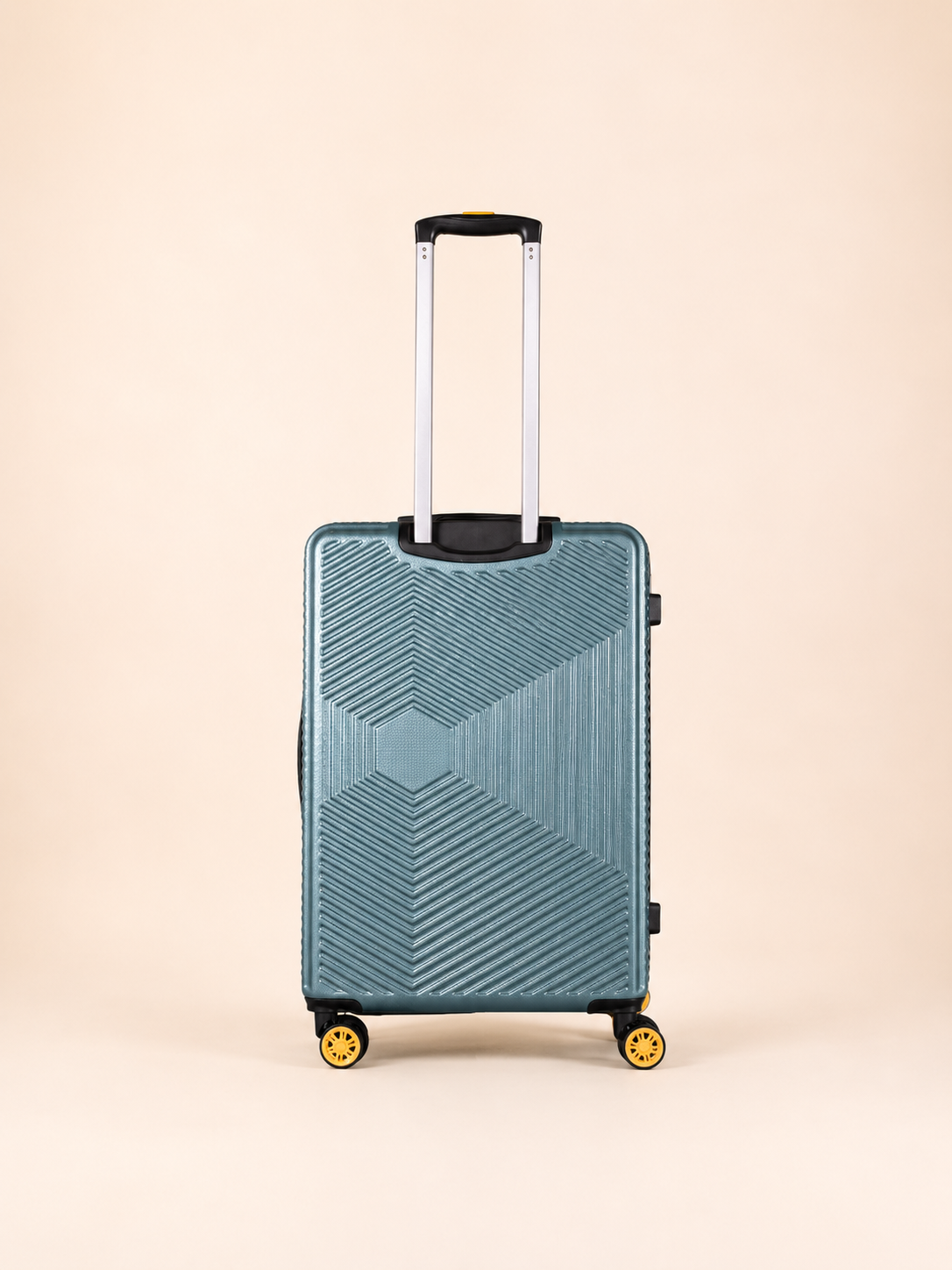 Highbury Sage Green Hardside 4-Piece Luggage Set – Polypropylene Suitcases with 8 Spinner Wheels (14", 16", 25", 29")
