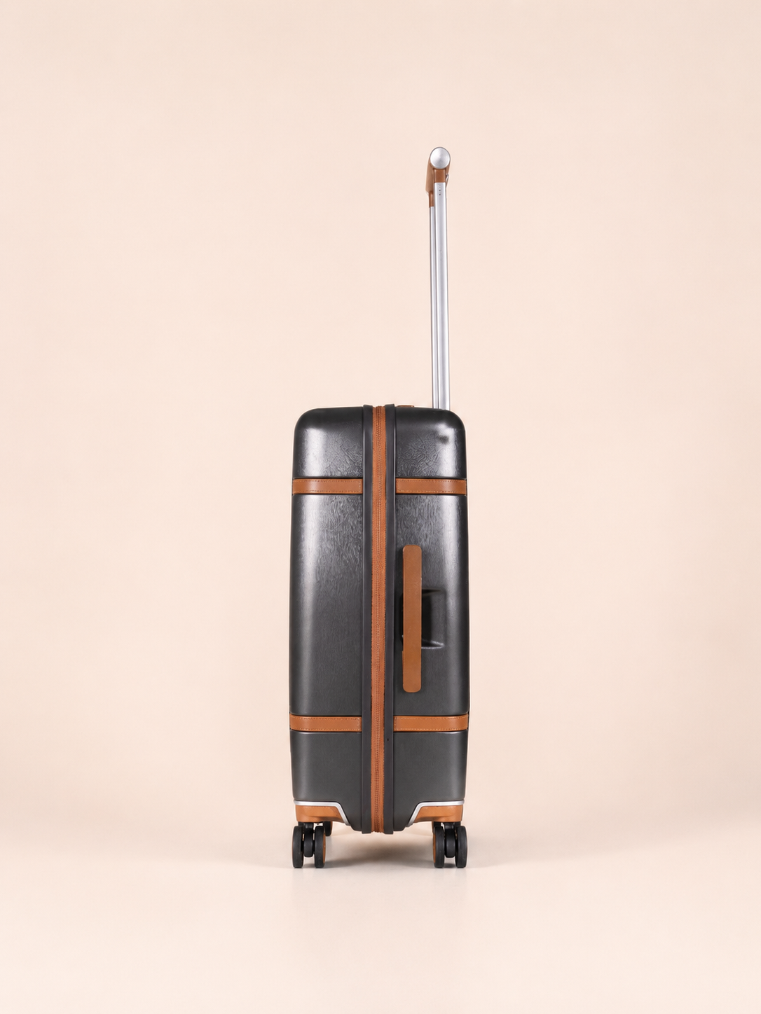 Highbury Elegance Dark Grey TSA Hard-Shell 4-Wheel Spinner Luggage – 10 Year Warranty