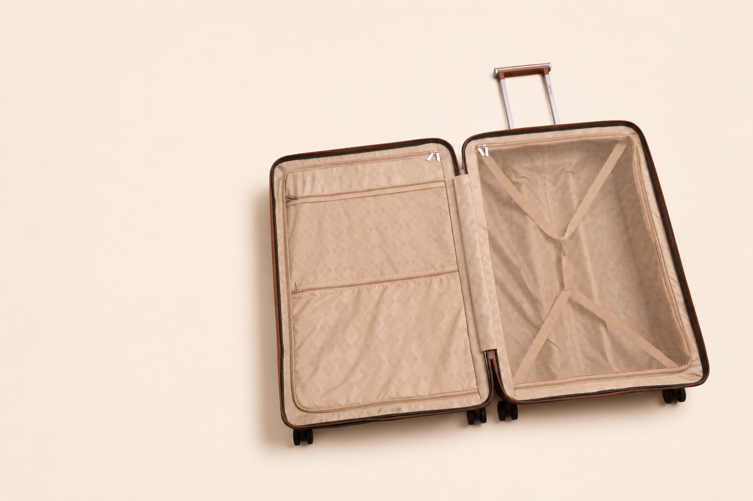 Highbury Elegance Forest Green TSA Hard-Shell 4-Wheel Spinner Luggage – 10 Year Warranty