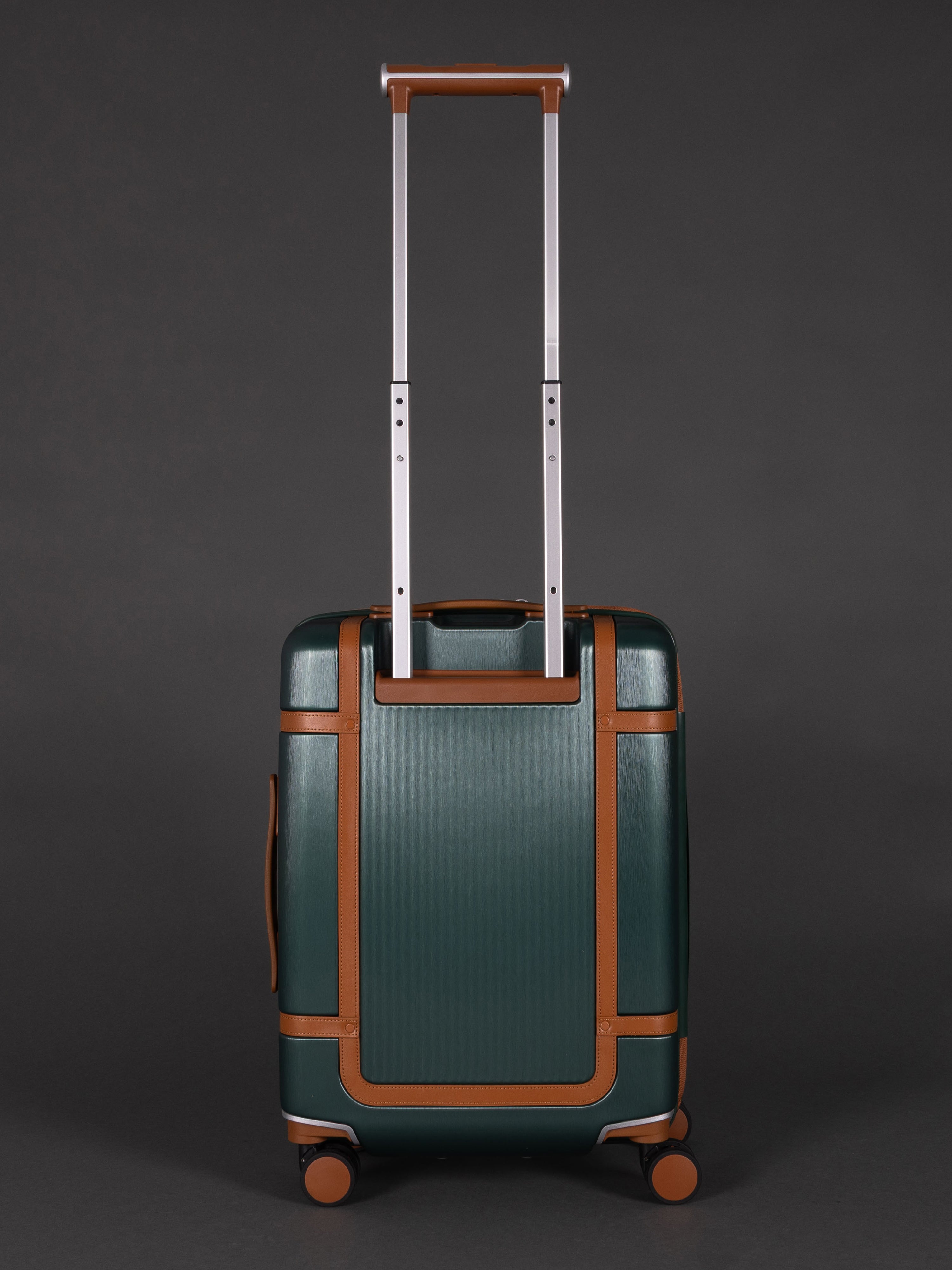 Highbury Elegance Forest Green TSA Hard-Shell 4-Wheel Spinner Luggage – 10 Year Warranty