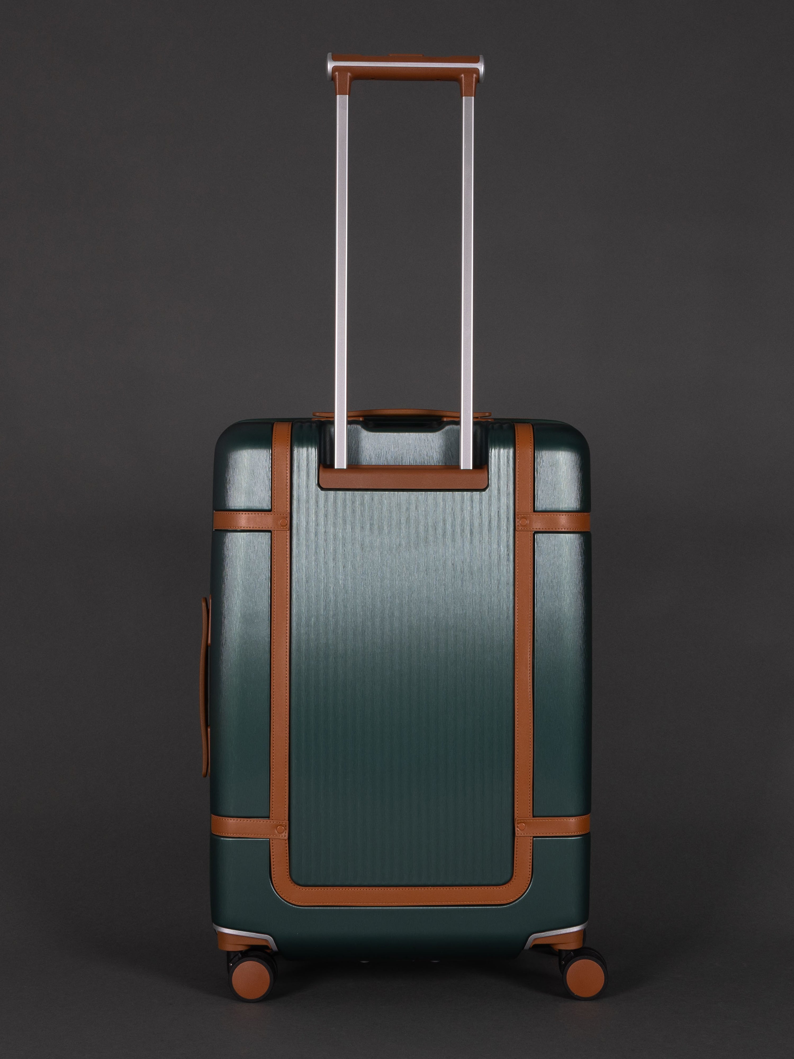 Highbury Elegance Forest Green TSA Hard-Shell 4-Wheel Spinner Luggage – 10 Year Warranty