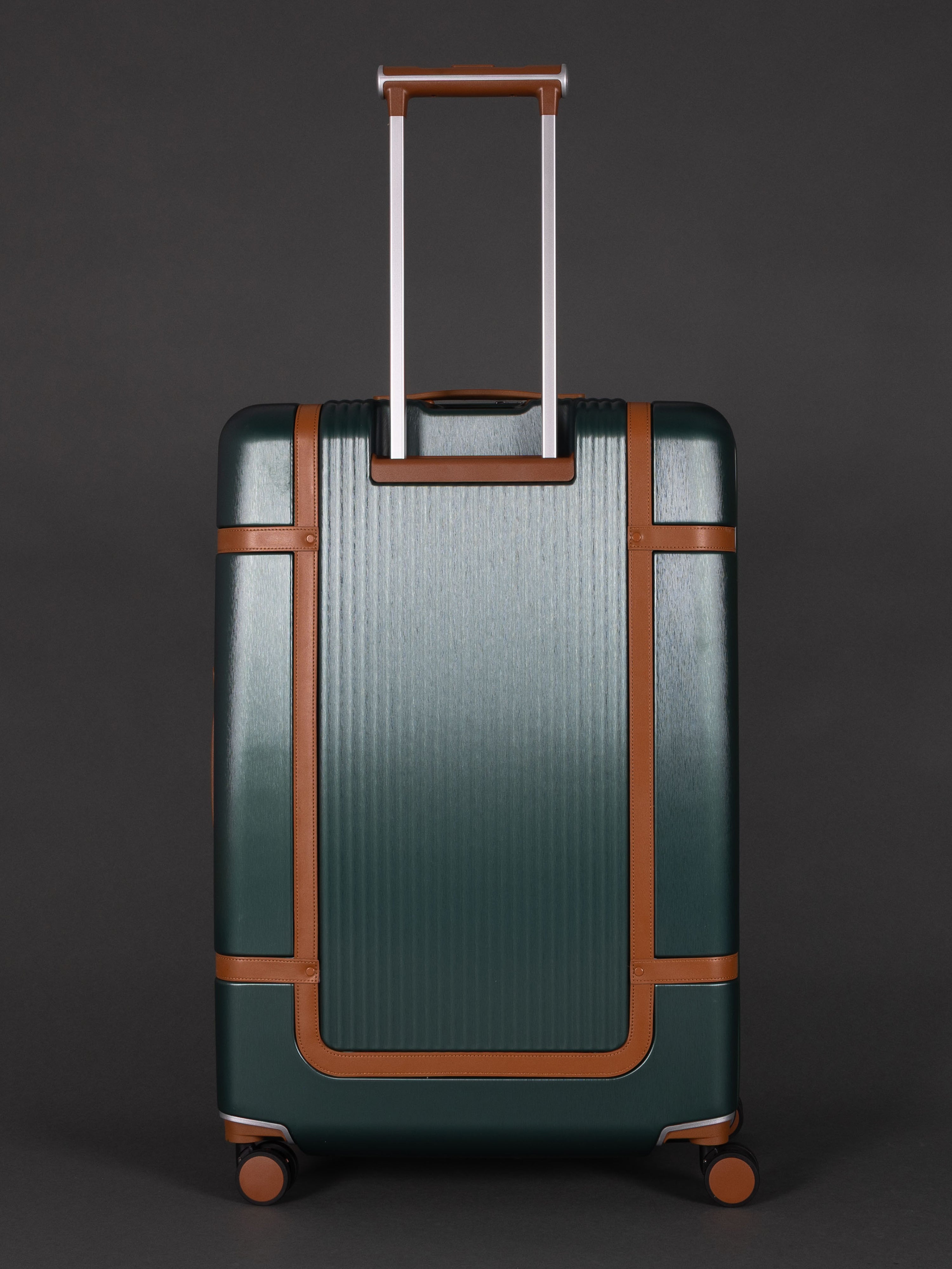 Highbury Elegance Forest Green TSA Hard-Shell 4-Wheel Spinner Luggage – 10 Year Warranty