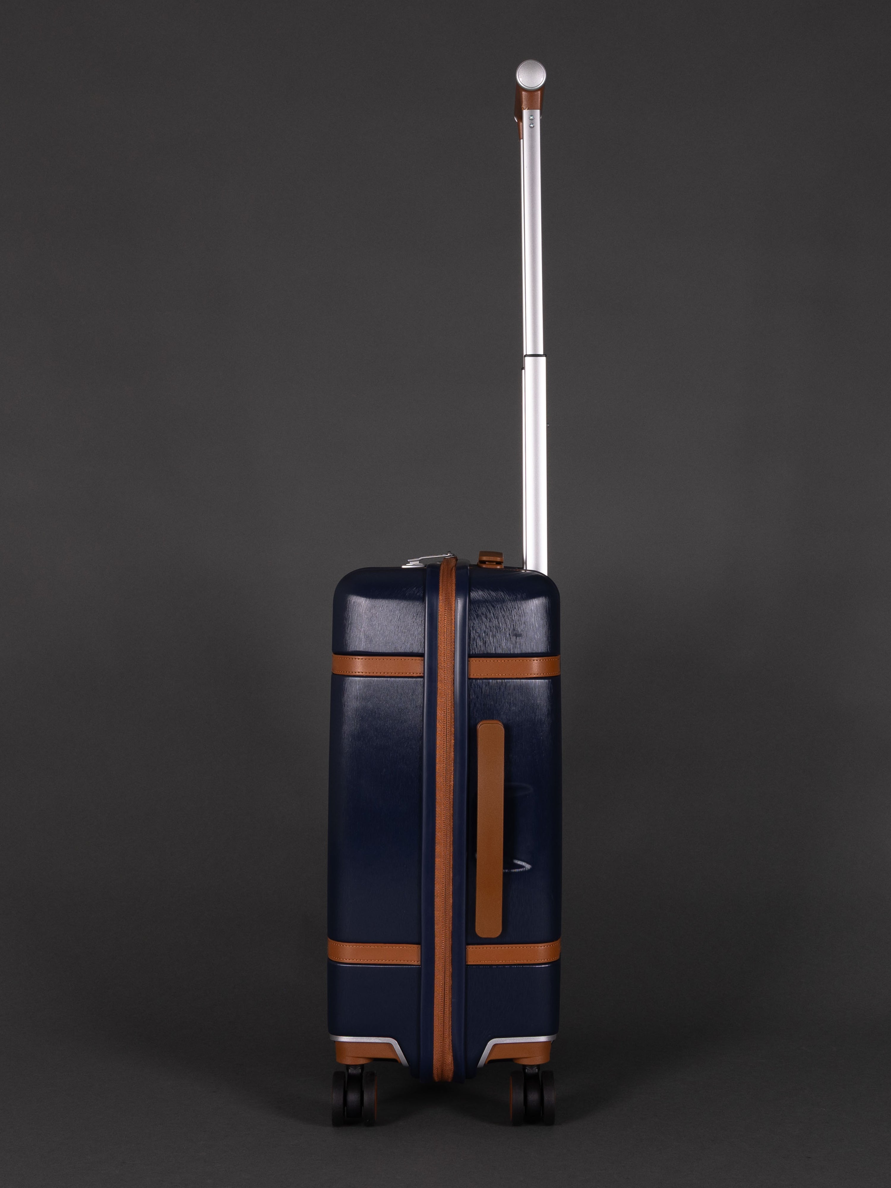 Highbury Elegance Navy TSA Hard-Shell 4-Wheel Spinner Luggage – 10 Year Warranty