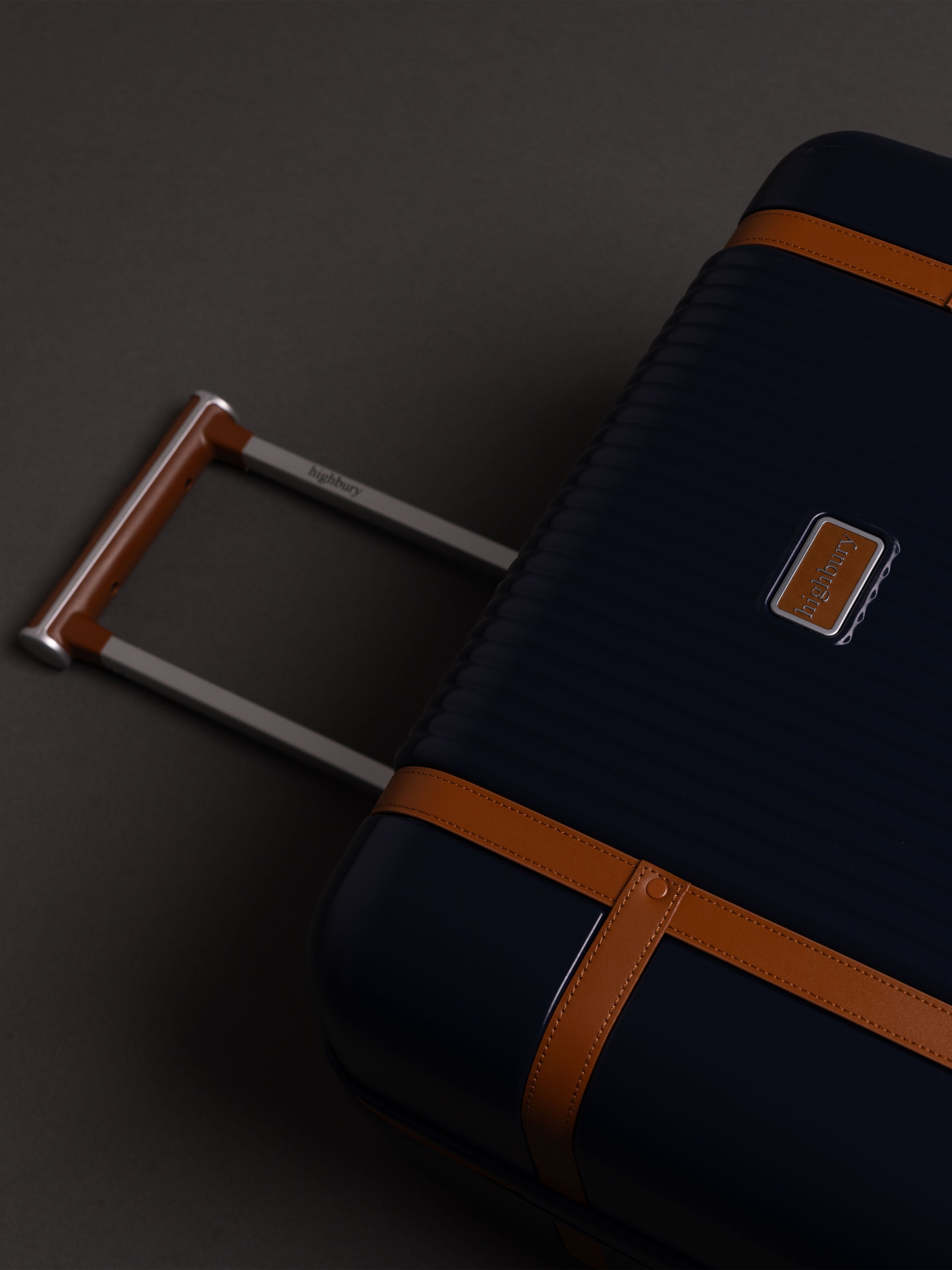 Highbury Elegance Navy TSA Hard-Shell 4-Wheel Spinner Luggage – 10 Year Warranty