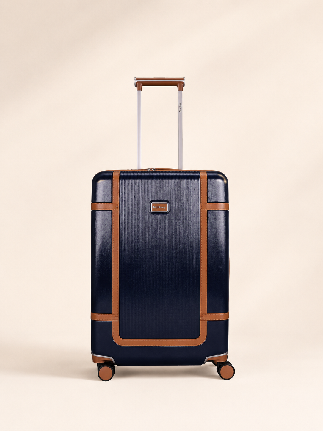 Highbury Elegance Navy TSA Hard-Shell 4-Wheel Spinner Luggage – 10 Year Warranty