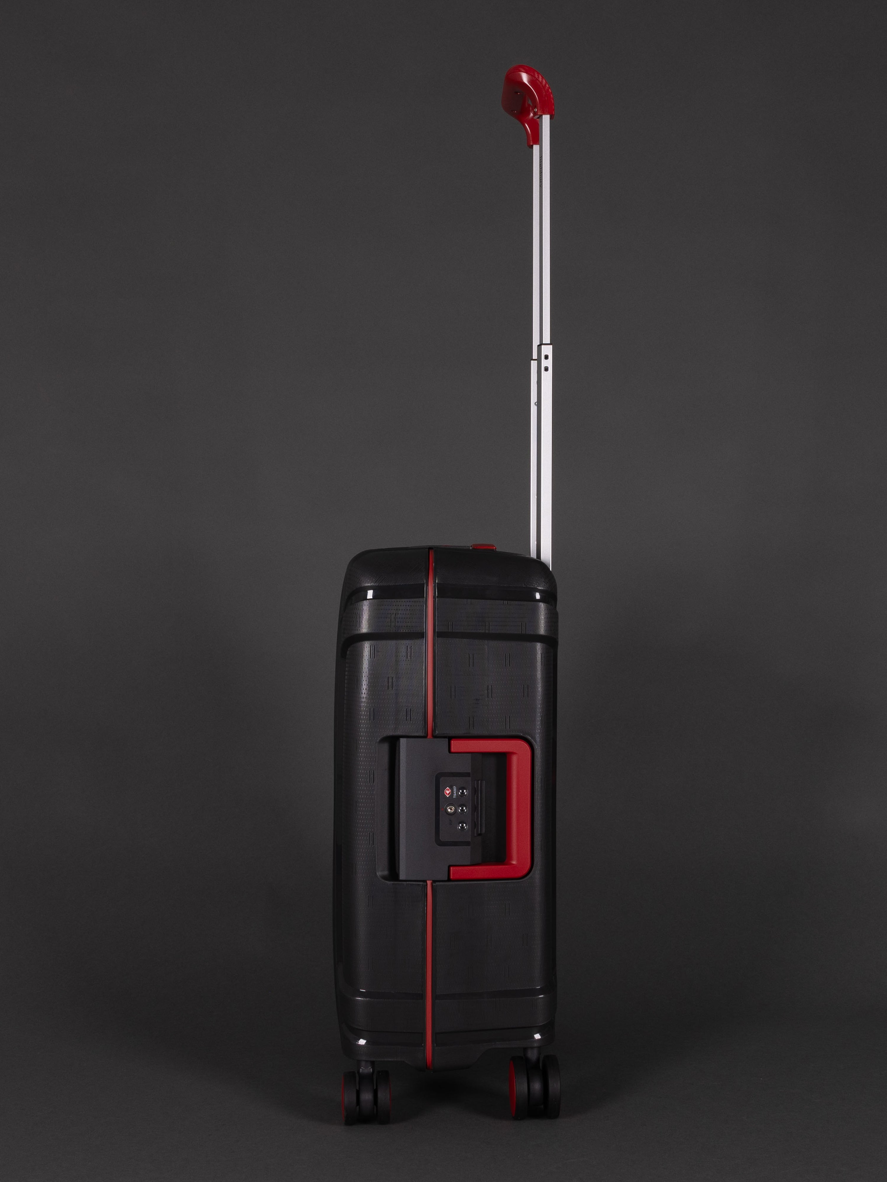 Highbury Guard Dark Grey Hard Shell Luggage – TSA Lock Suitcase with 8 Spinner Wheels (3 Piece Set or Individual Sizes, 10-Year Warranty)