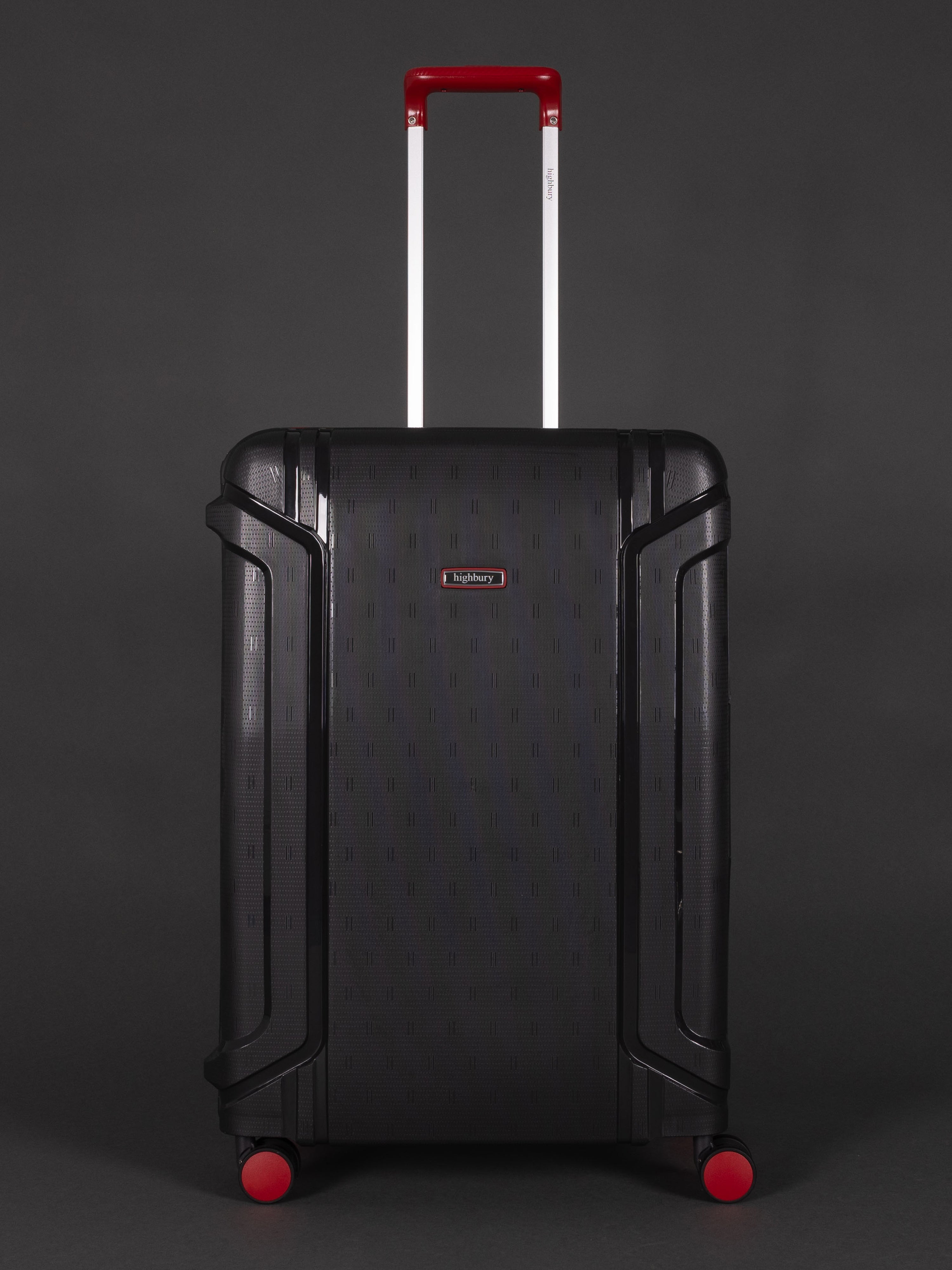 "Highbury Guard 3 piece luggage set with 10-year warranty"