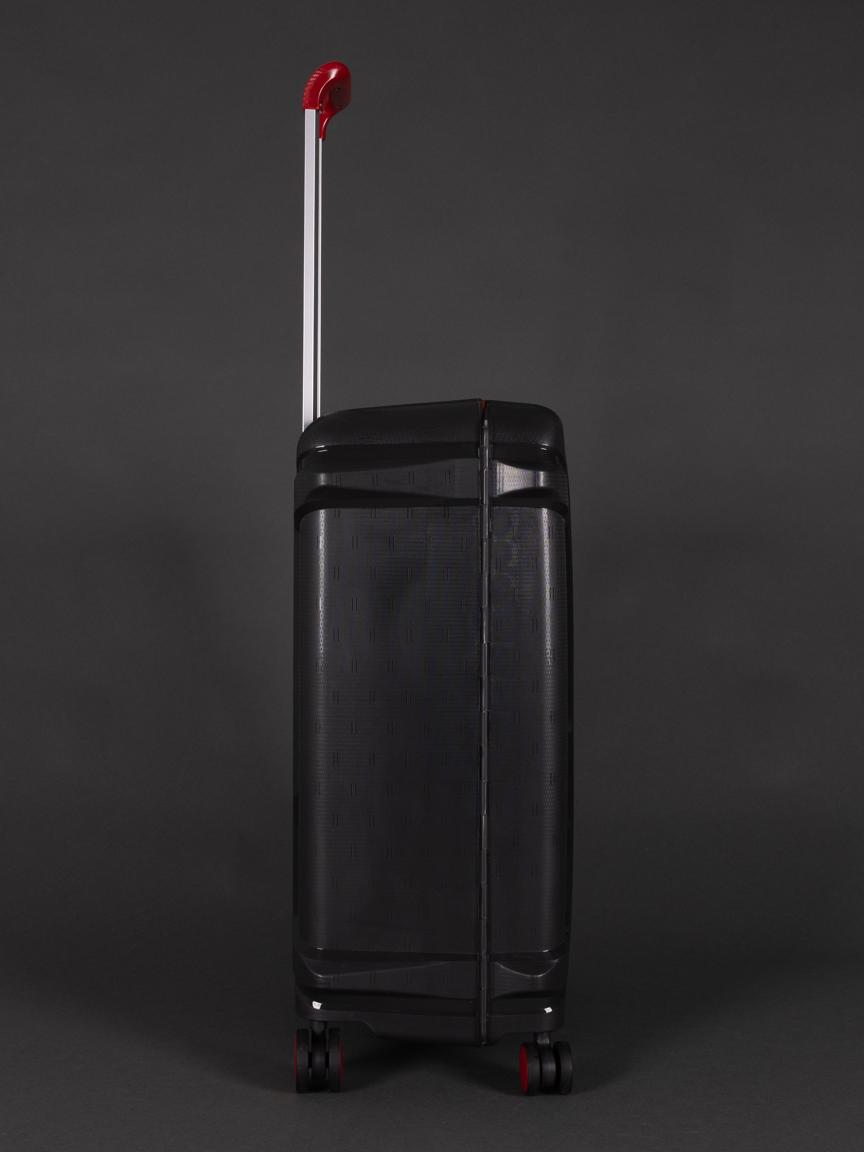 Highbury Guard Dark Grey Hard Shell Luggage – TSA Lock Suitcase with 8 Spinner Wheels (3 Piece Set or Individual Sizes, 10-Year Warranty)