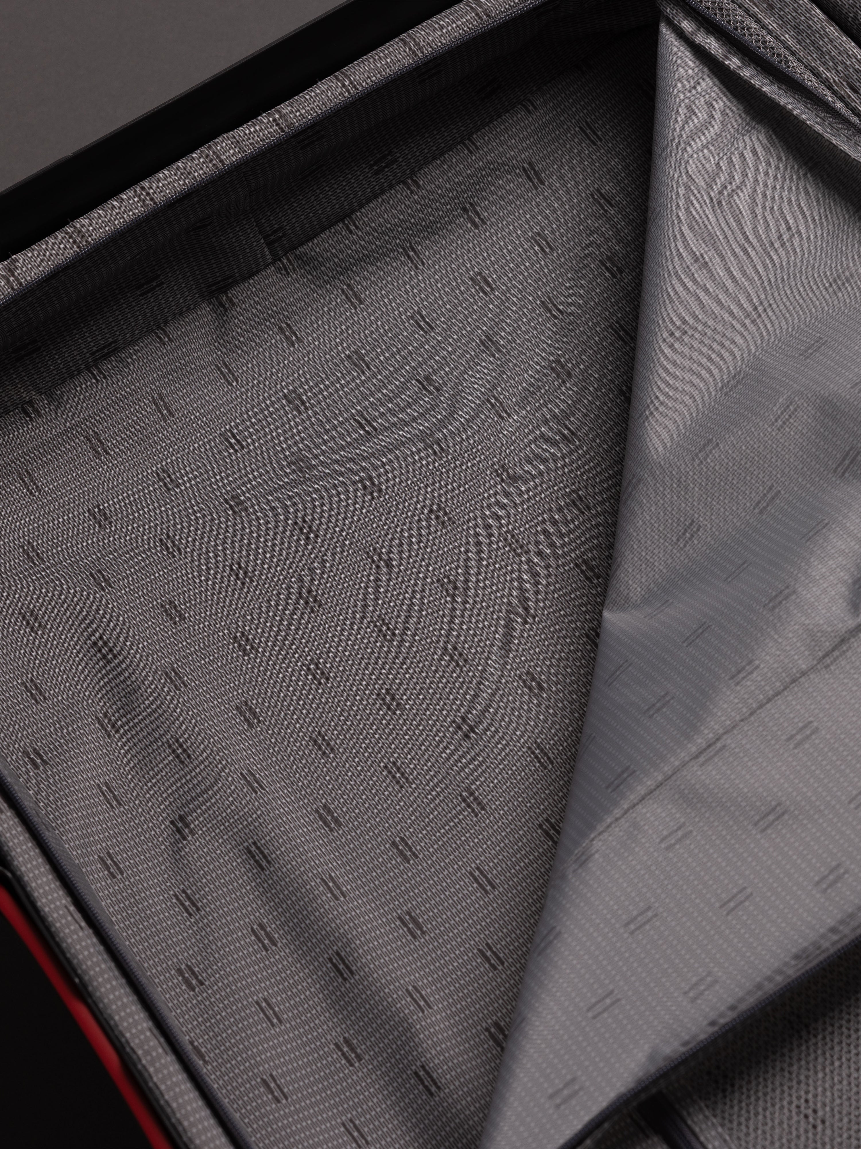 Highbury Guard Dark Grey Hard Shell Luggage – TSA Lock Suitcase with 8 Spinner Wheels (3 Piece Set or Individual Sizes, 10-Year Warranty)