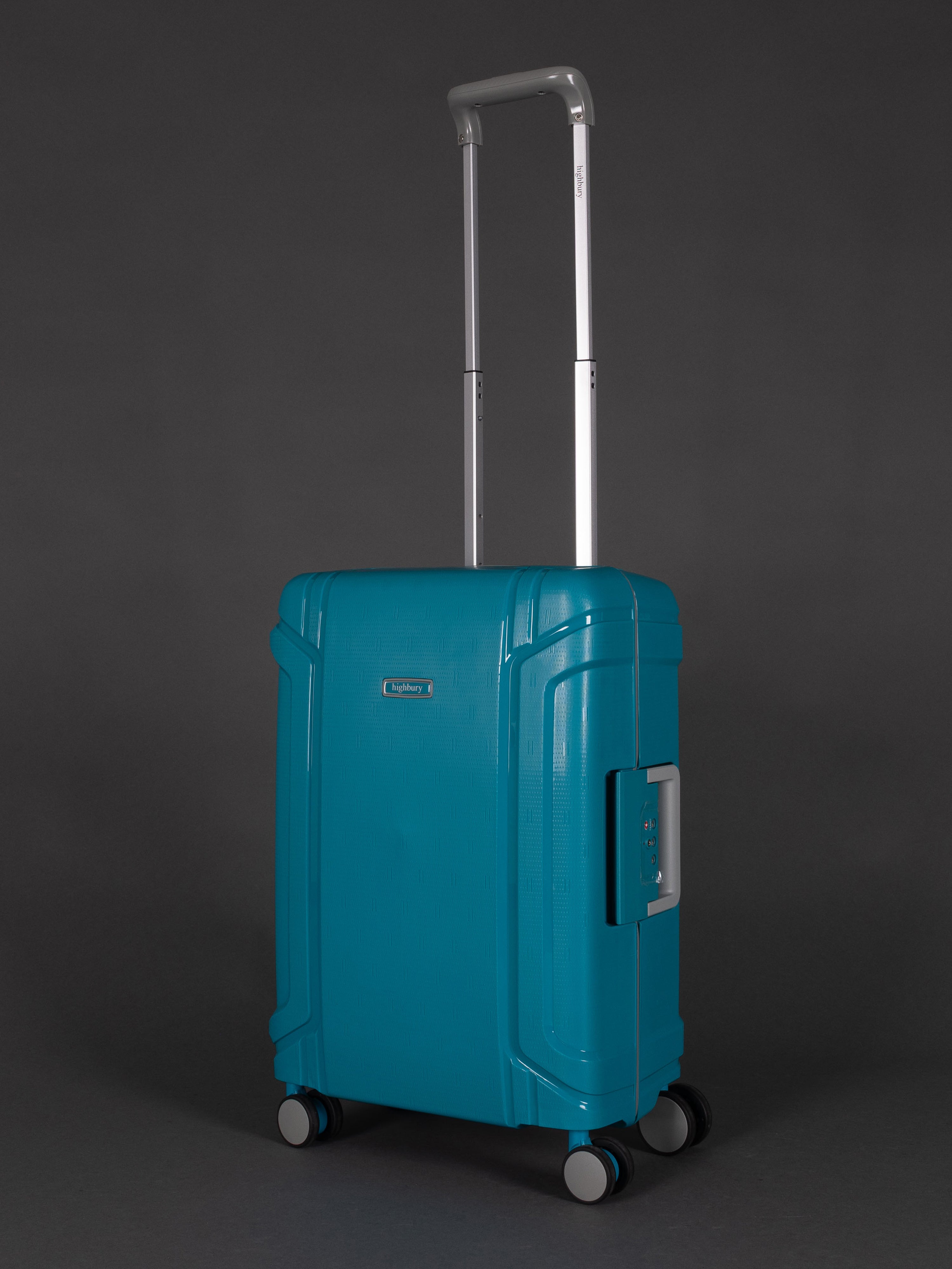 Highbury Guard Teal Hard Shell Luggage – TSA Lock Suitcase with 8 Spinner Wheels (3 Piece Set or Individual Sizes, 10-Year Warranty)