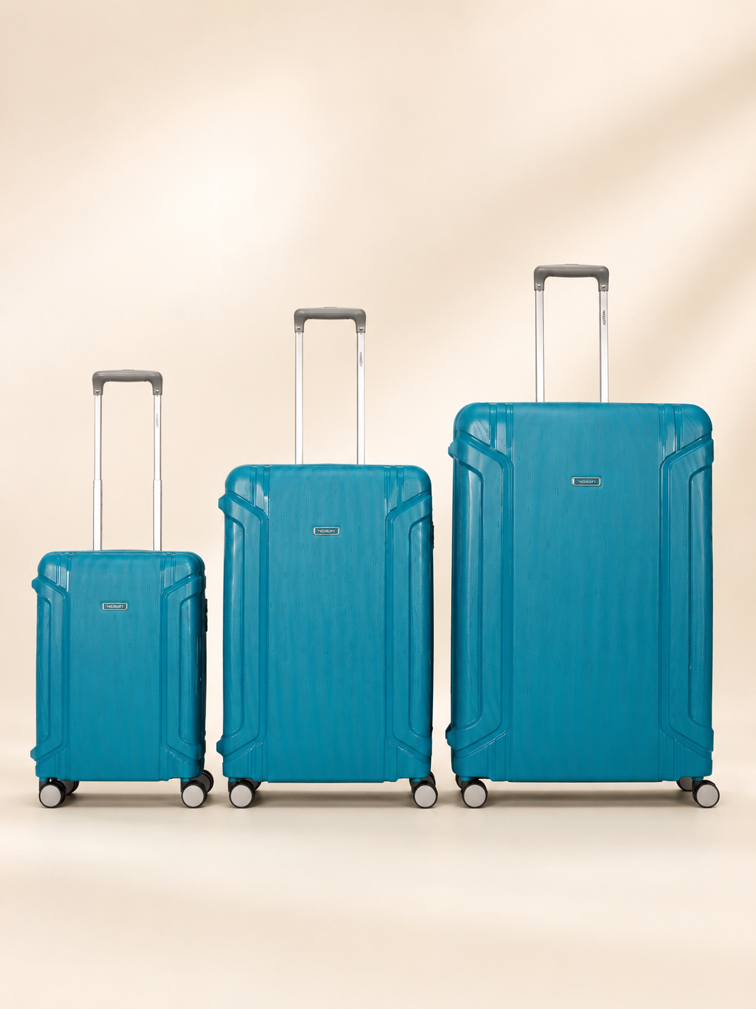 Highbury Guard Teal Hard Shell Luggage – TSA Lock Suitcase with 8 Spinner Wheels (3 Piece Set or Individual Sizes, 10-Year Warranty)