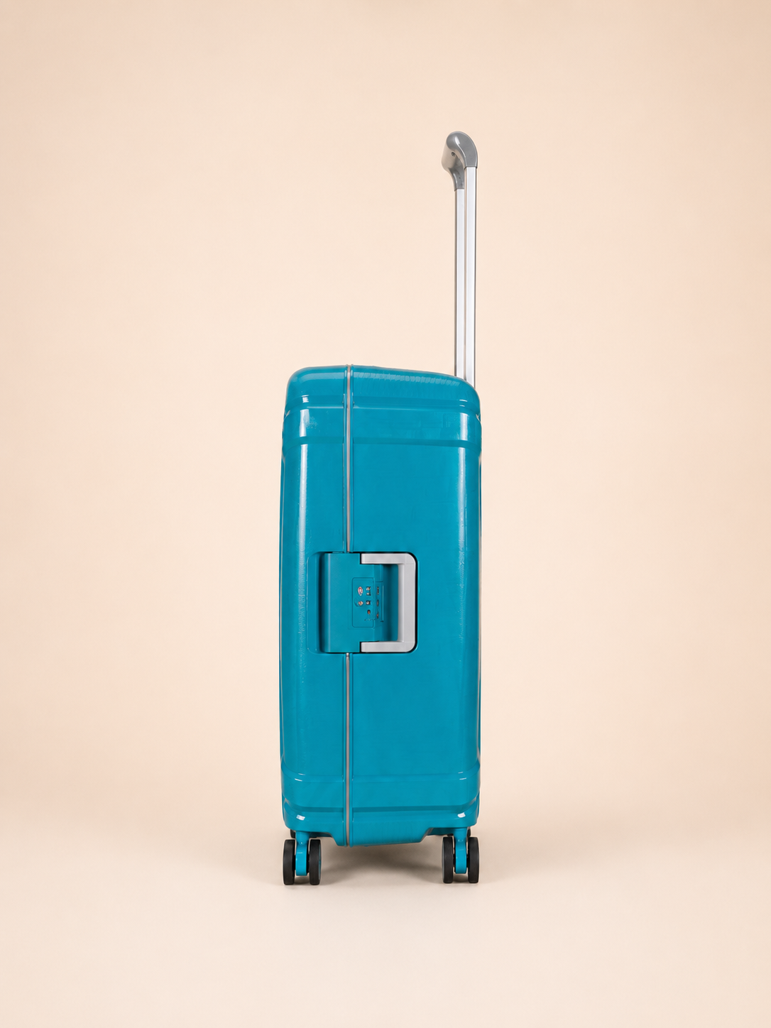 Highbury Guard Teal Hard Shell Luggage – TSA Lock Suitcase with 8 Spinner Wheels (3 Piece Set or Individual Sizes, 10-Year Warranty)