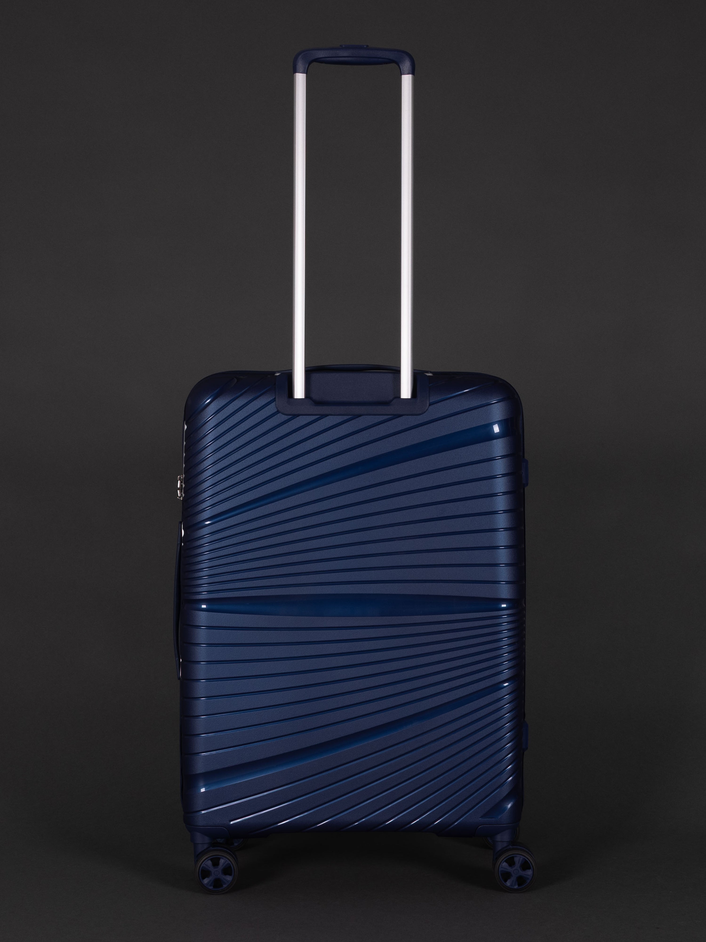 Highbury Helios Ultra-Light Blue Polypropylene Luggage Set – Hard Shell Spinner Suitcases with TSA Lock (20", 24", 28", 10-Year Warranty)