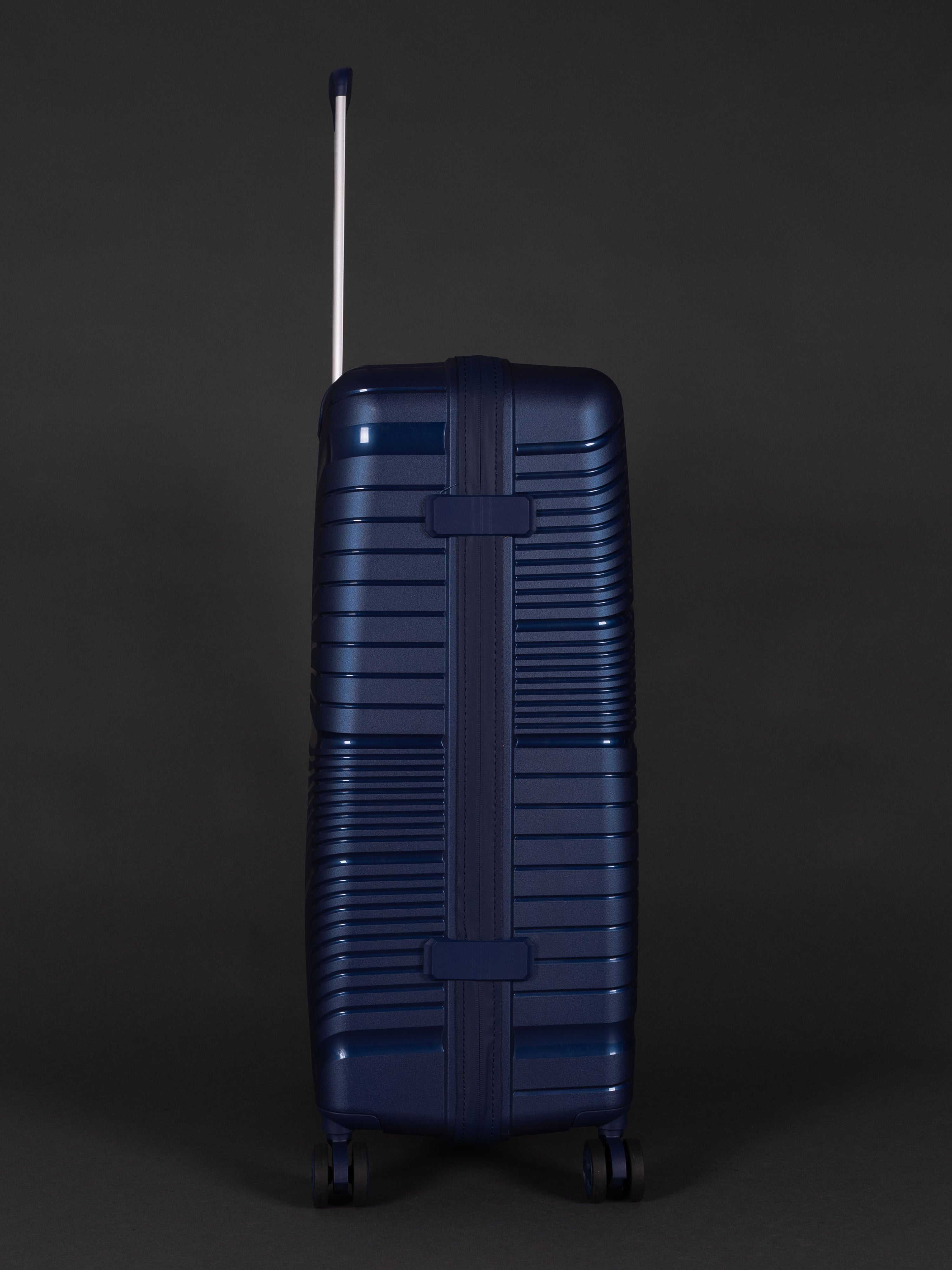 Highbury Helios Ultra-Light Blue Polypropylene Luggage Set – Hard Shell Spinner Suitcases with TSA Lock (20", 24", 28", 10-Year Warranty)