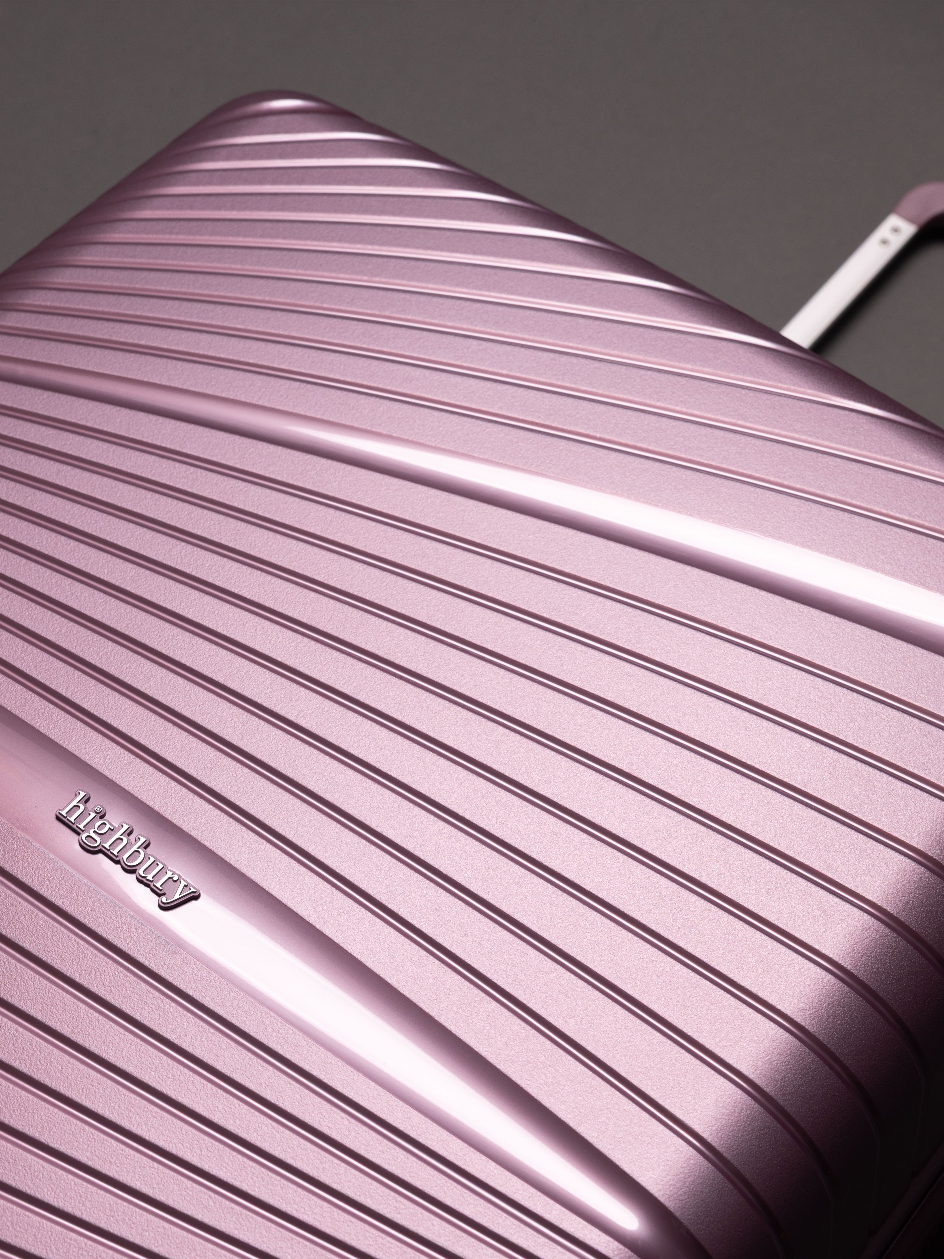 Highbury Helios Ultra-Light Orchard Purple Polypropylene Luggage Set – Hard Shell Spinner Suitcases with TSA Lock (20", 24", 28", 10-Year Warranty)