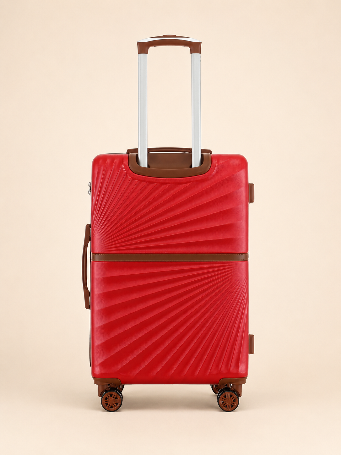 Highbury Sensu Burgundy Hard Shell Luggage Set of 3 | TSA Lock ABS Suitcases