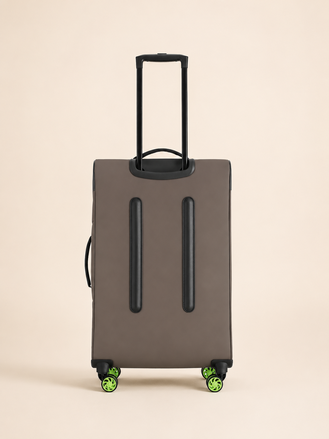 Highbury Brown Soft Shell Luggage Set of 3 | TSA Lock Spinner Suitcases