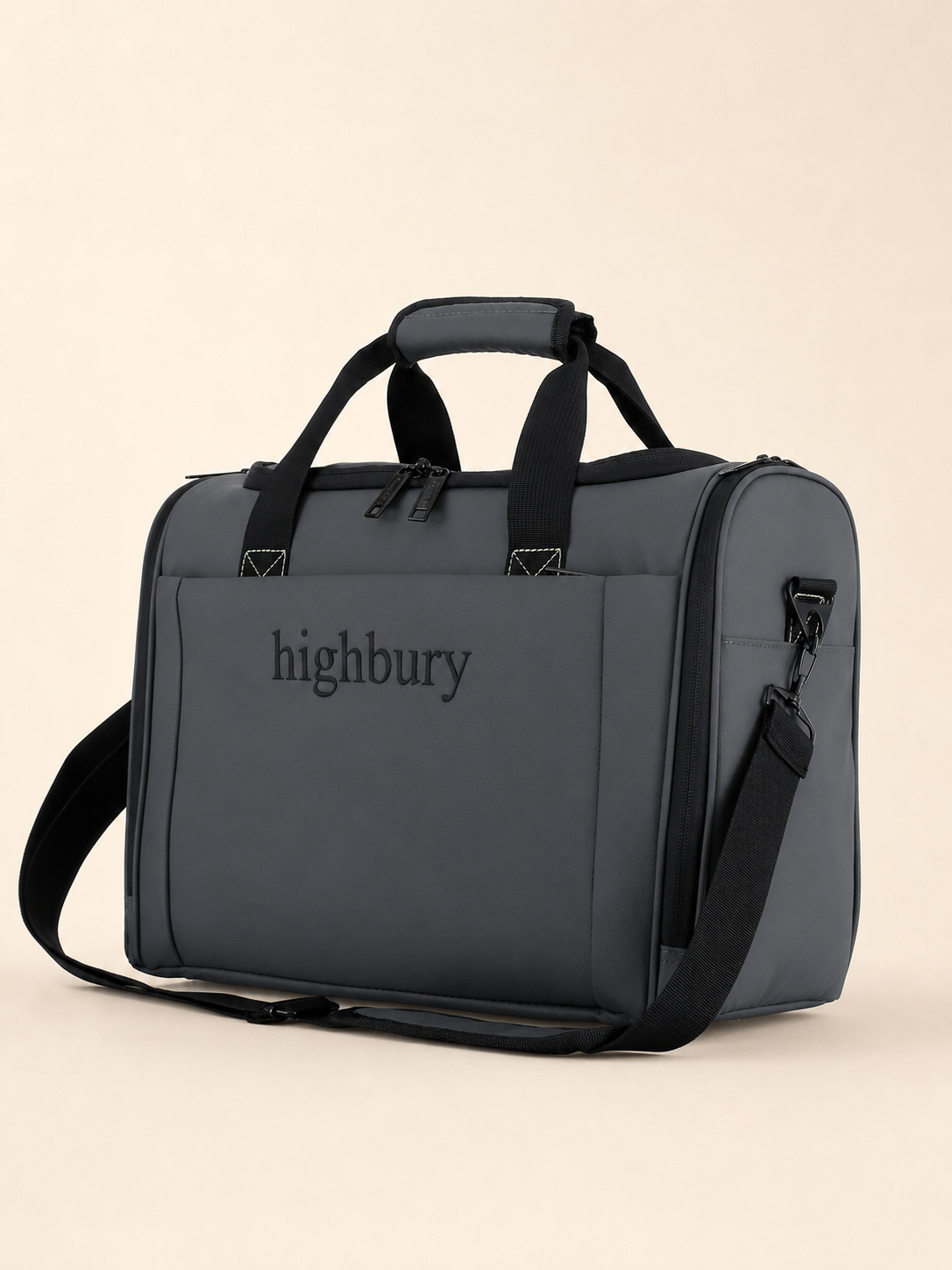 Highbury Embark Grey Underseat Travel Bag 40cm | Cabin Flight Bag