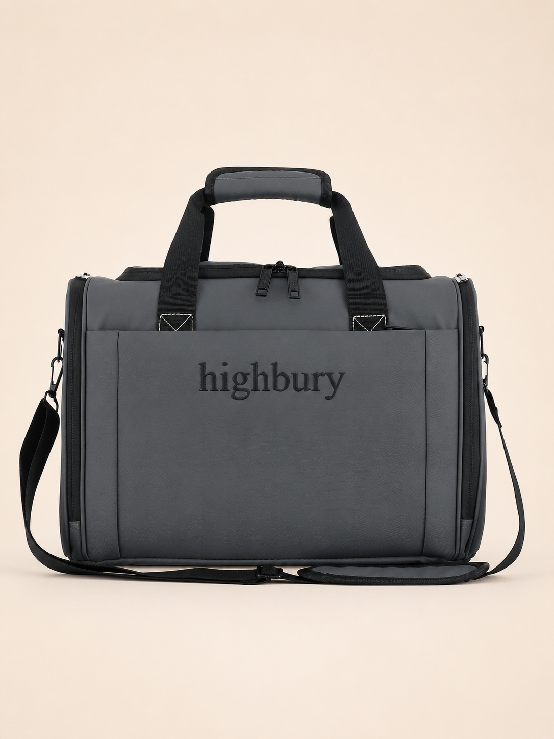 Highbury Embark Grey Underseat Travel Bag 40cm | Cabin Flight Bag