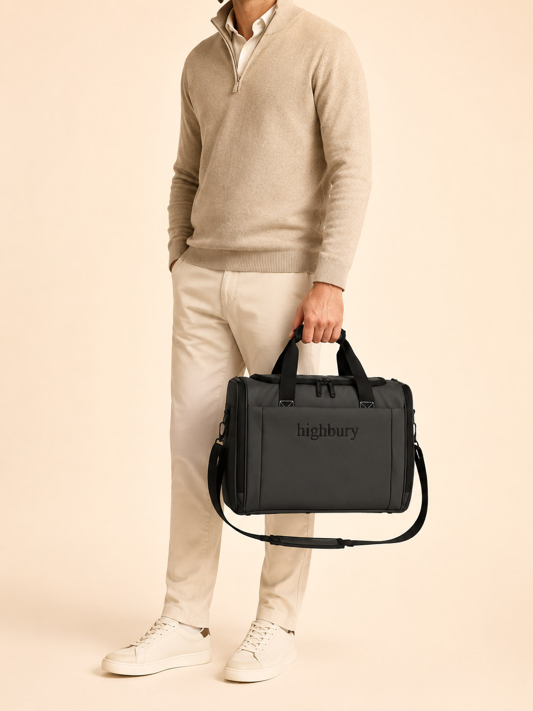 Highbury Embark Olive Underseat Travel Bag 40cm | Cabin Flight Bag