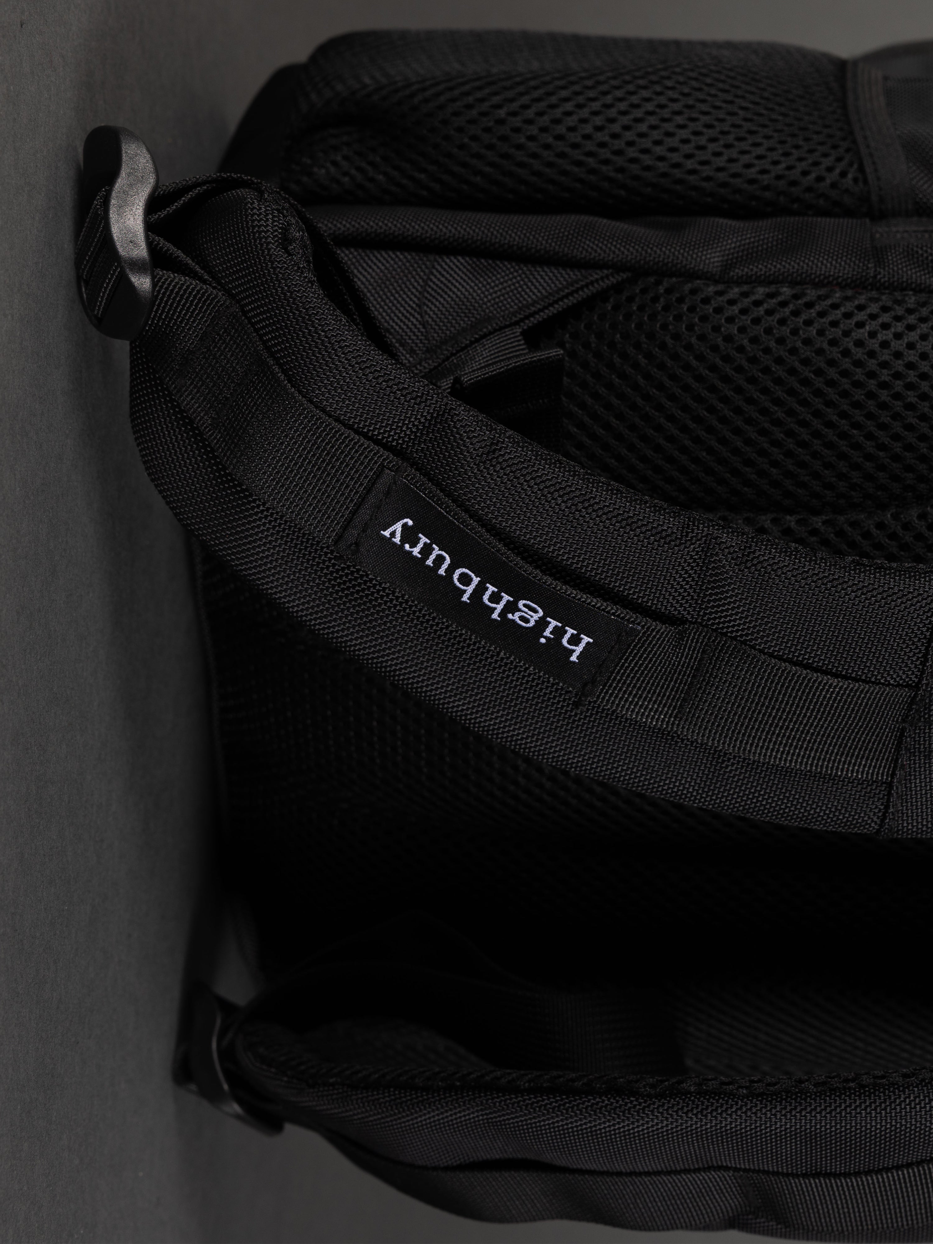 Highbury 18-Inch Black Laptop Backpack – 1680D Polyester Work, School & Travel Bag