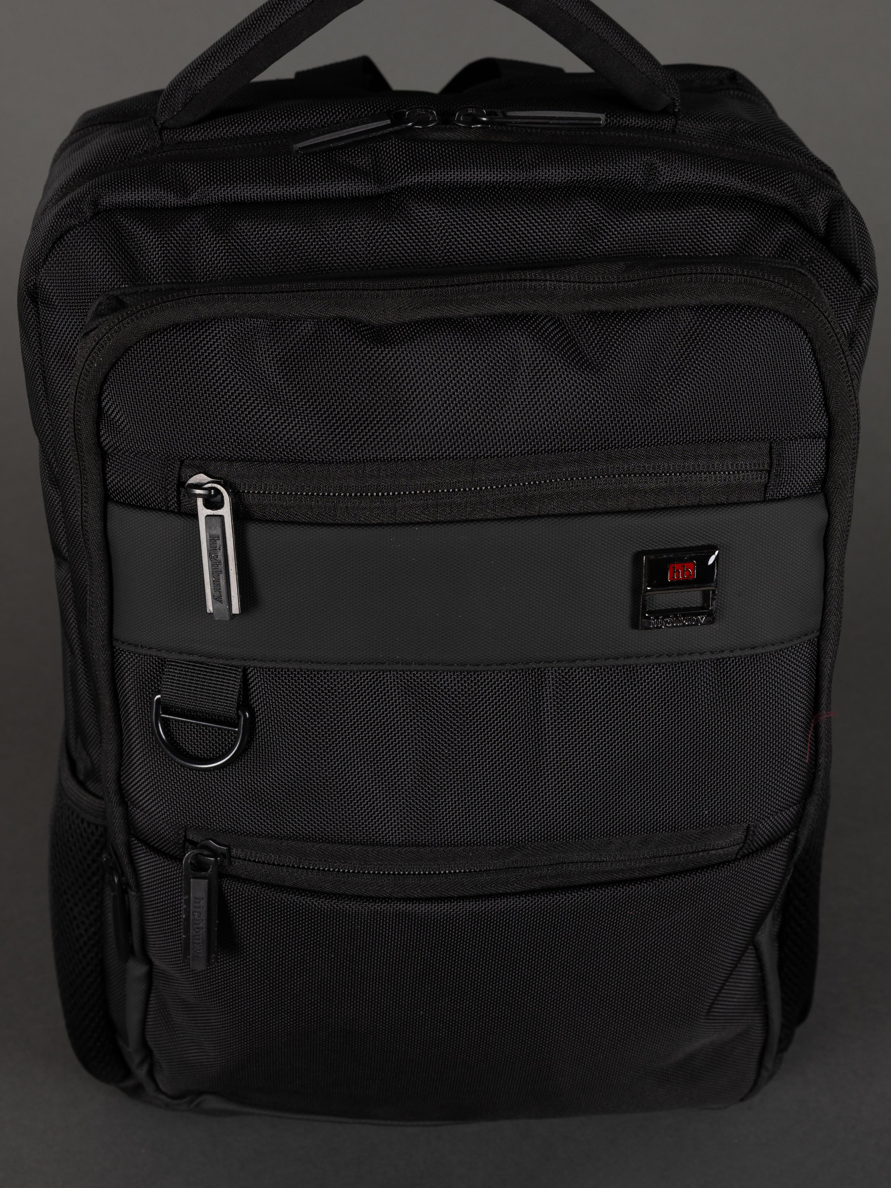 "Christmas gift idea – black laptop backpack for students or professionals"