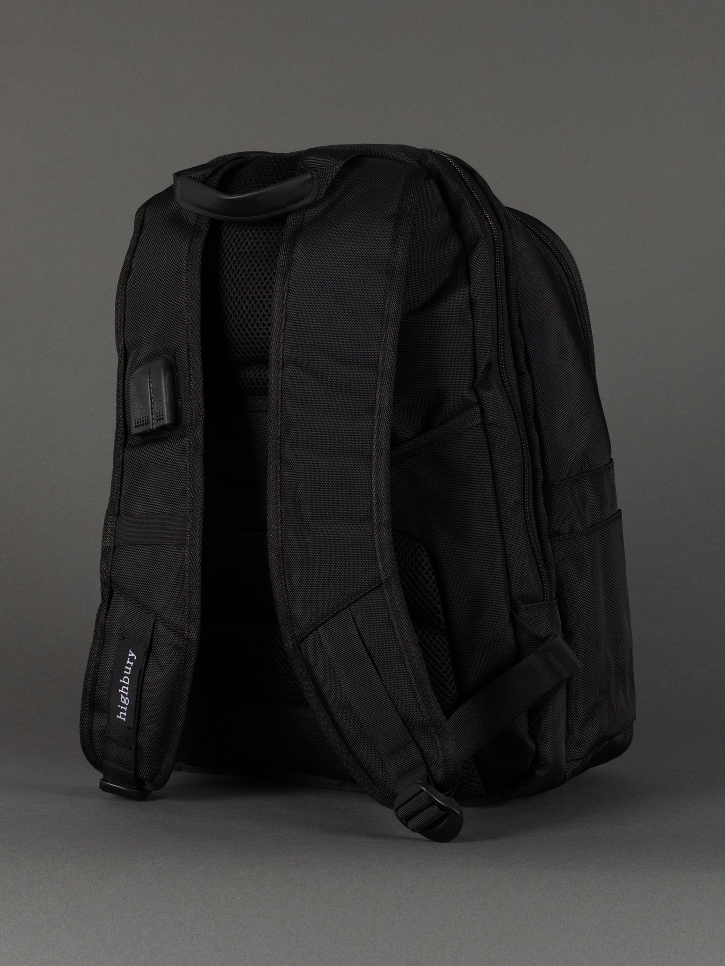 "Christmas gift idea – Highbury laptop business backpack with USB port"