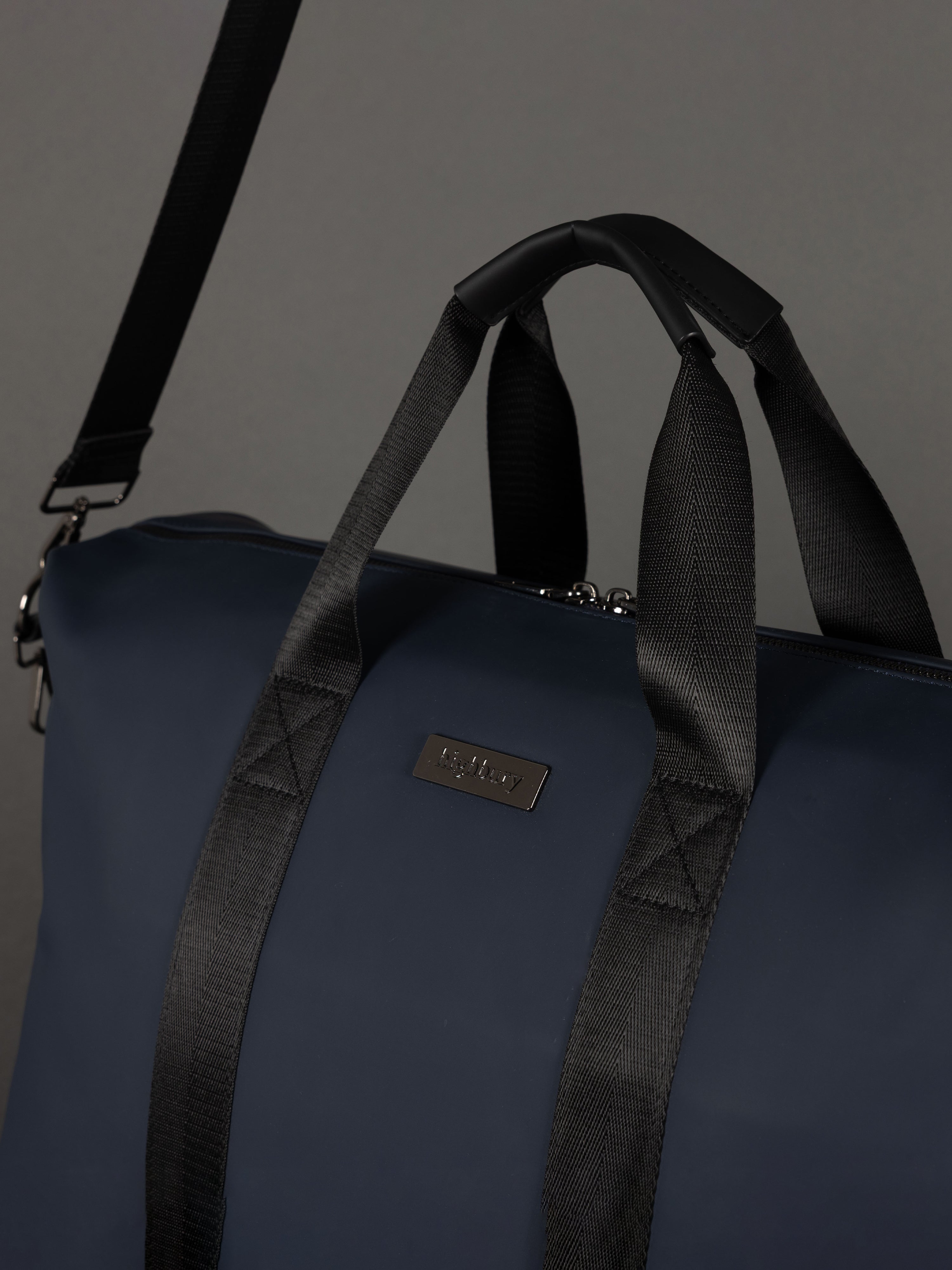 Highbury 18-Inch Spacious Travel Navy Tote Bag – Cabin-Approved, Lightweight & Versatile