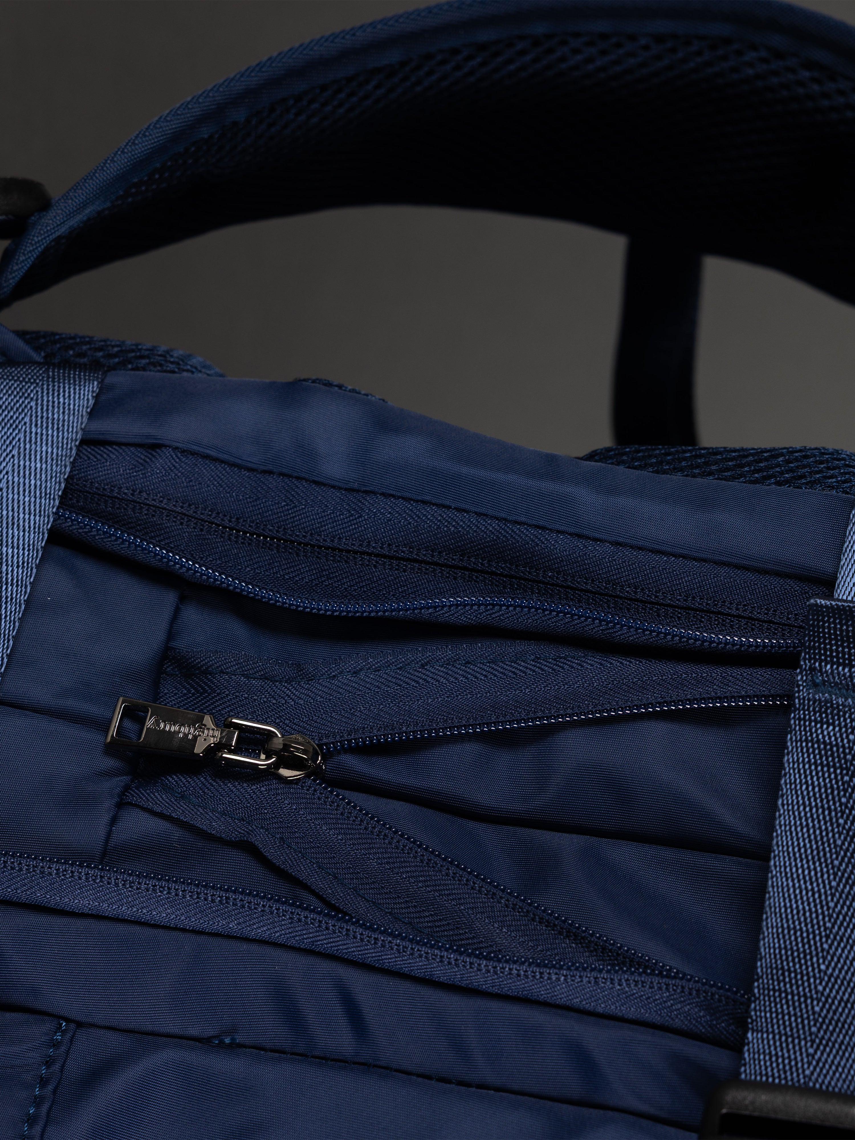 Highbury 18-Inch Navy Cabin Backpack – Expandable Travel Laptop Rucksack with USB Charging Port