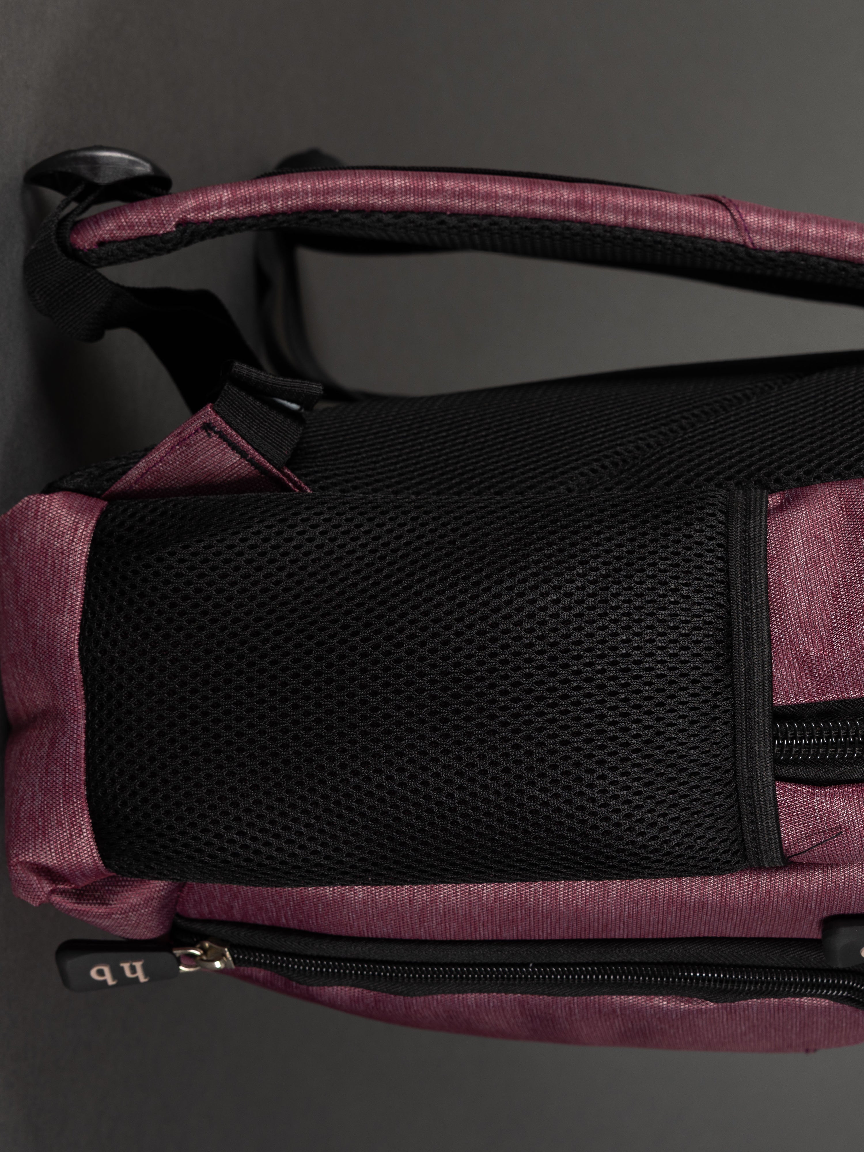 Highbury 18-Inch Burgundy Laptop Backpack – Polyester Cabin-Size Work, School & Travel Bag