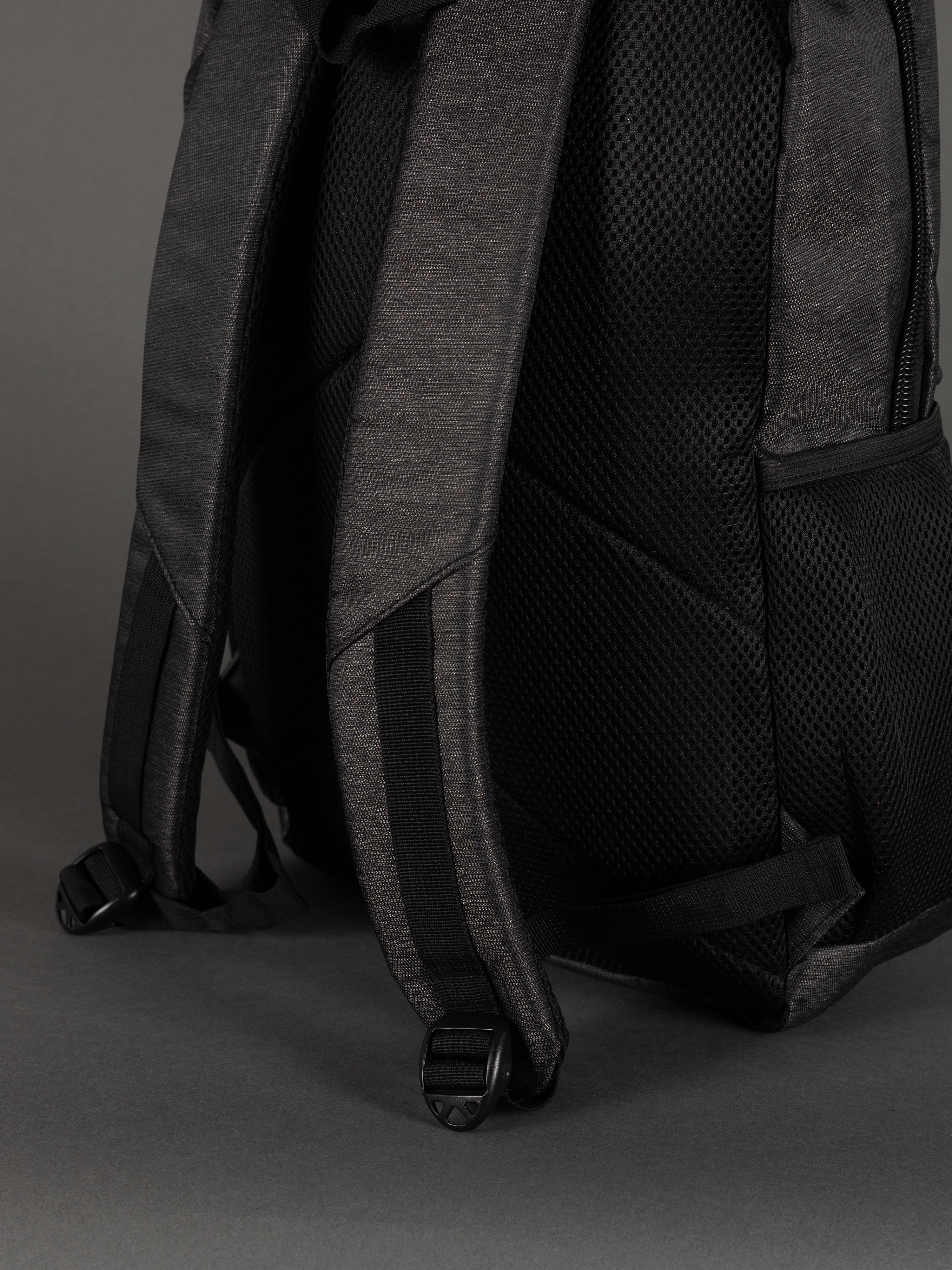 Highbury 18-Inch Dark Grey Laptop Backpack – Polyester Cabin-Size Work, School & Travel Bag