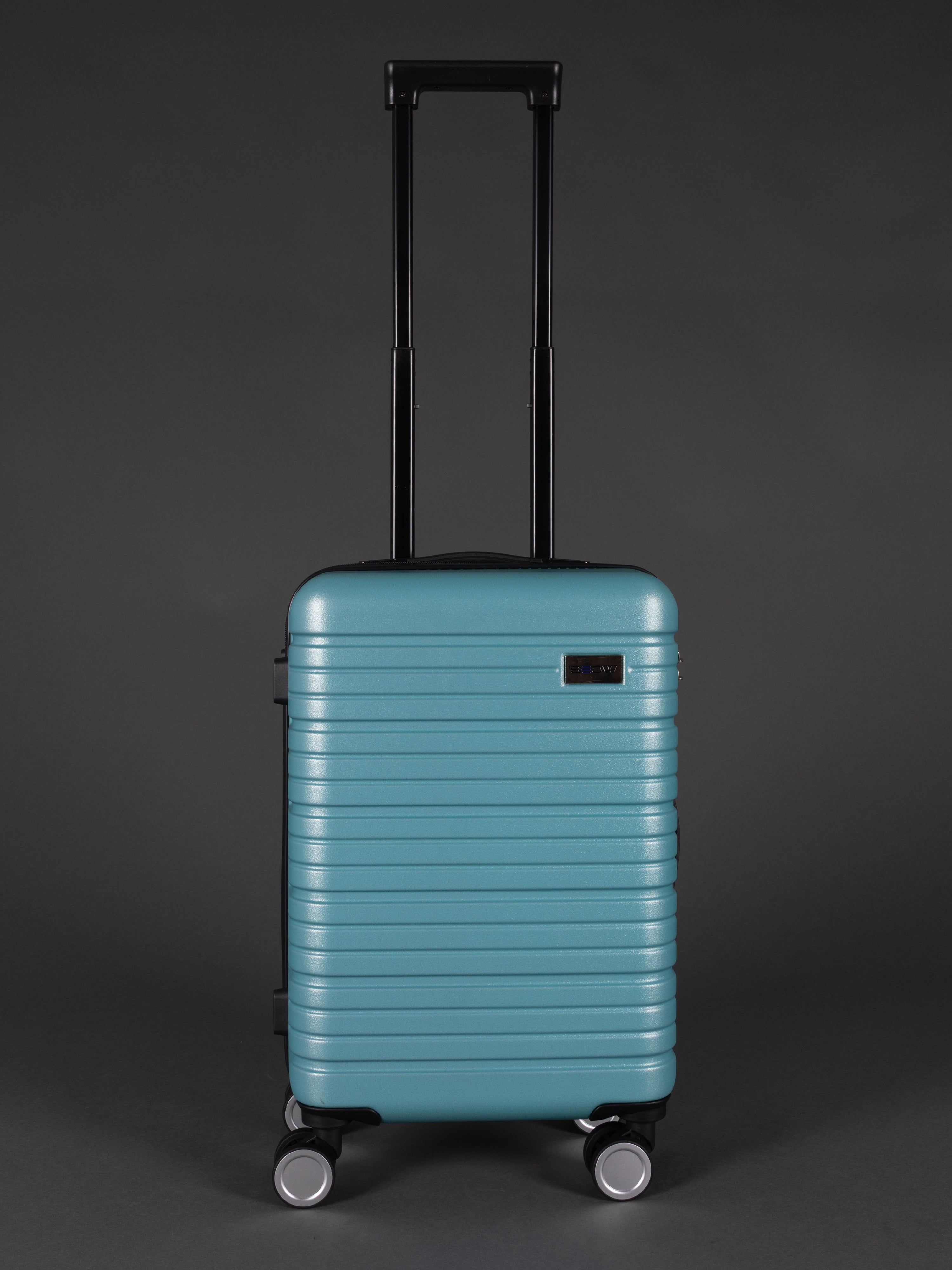 BEOW 3 Piece Teal Luggage Set – 20", 24" & 28" Suitcases with Expandable Hard Shell, Spinner Wheels & TSA Locks