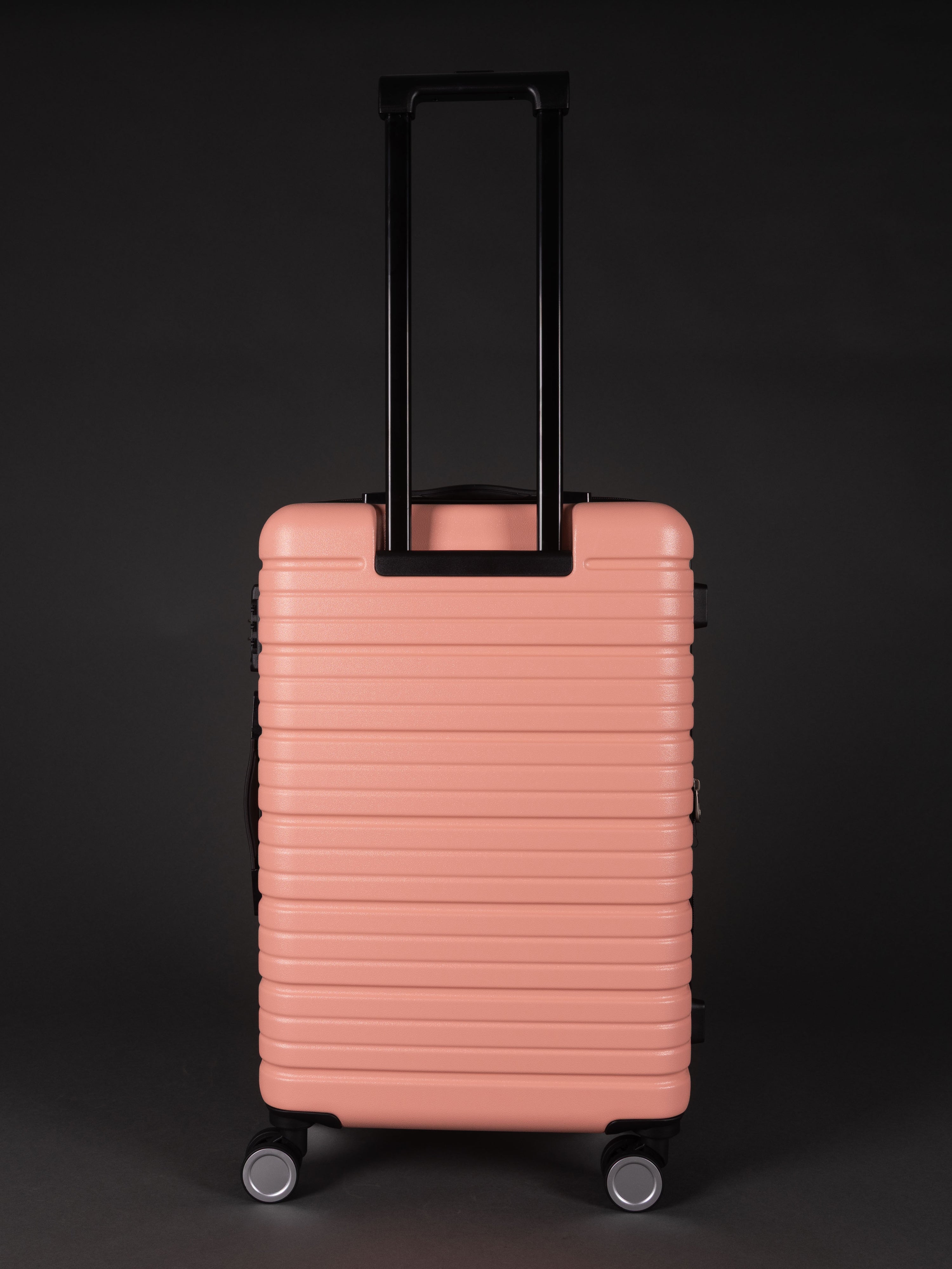 BEOW 3 Piece Pink Luggage Set – 20", 24" & 28" Suitcases with Expandable Hard Shell, Spinner Wheels & TSA Locks