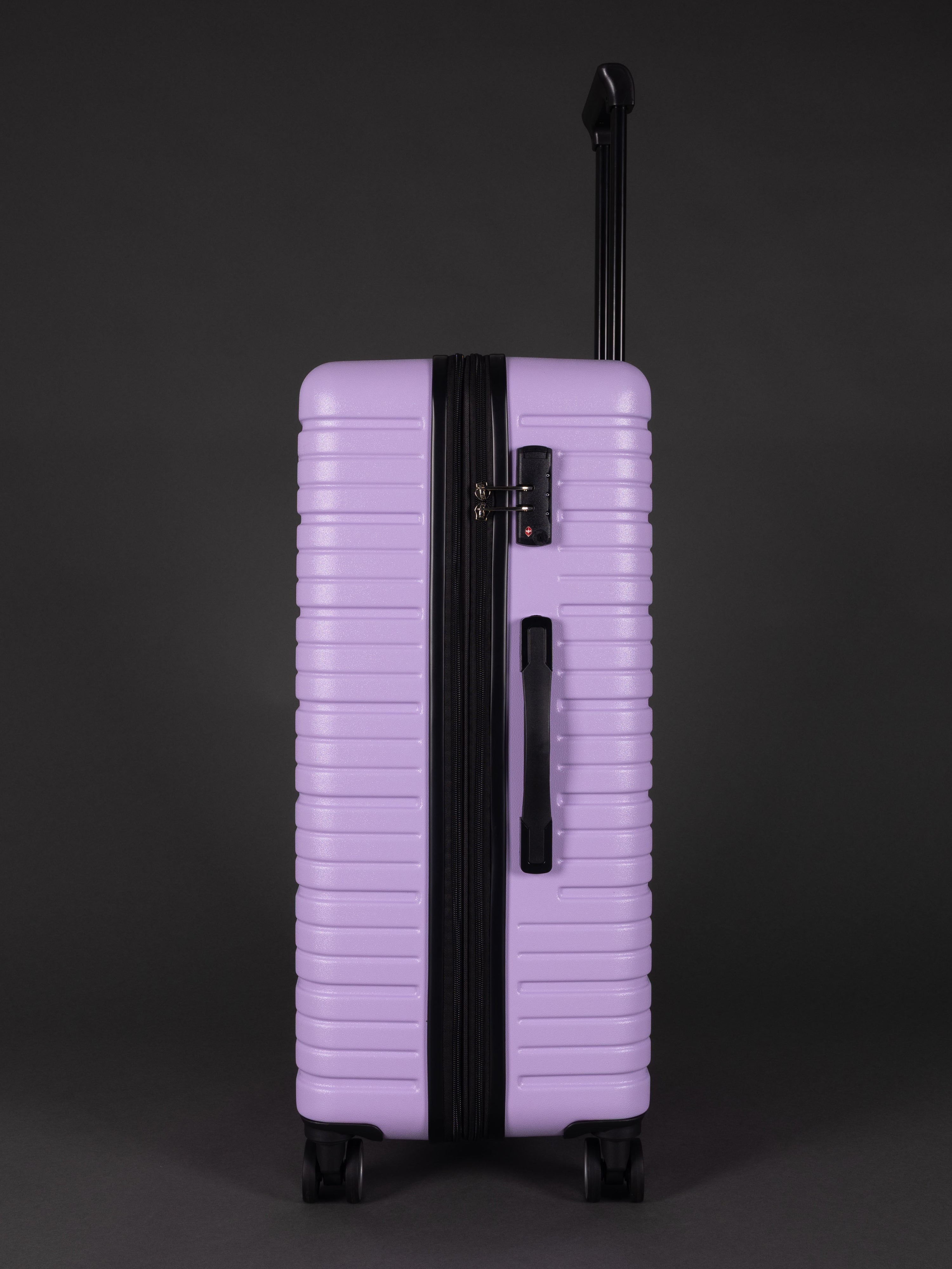 BEOW 3 Piece Lavender Luggage Set – 20", 24" & 28" Suitcases with Expandable Hard Shell, Spinner Wheels & TSA Locks