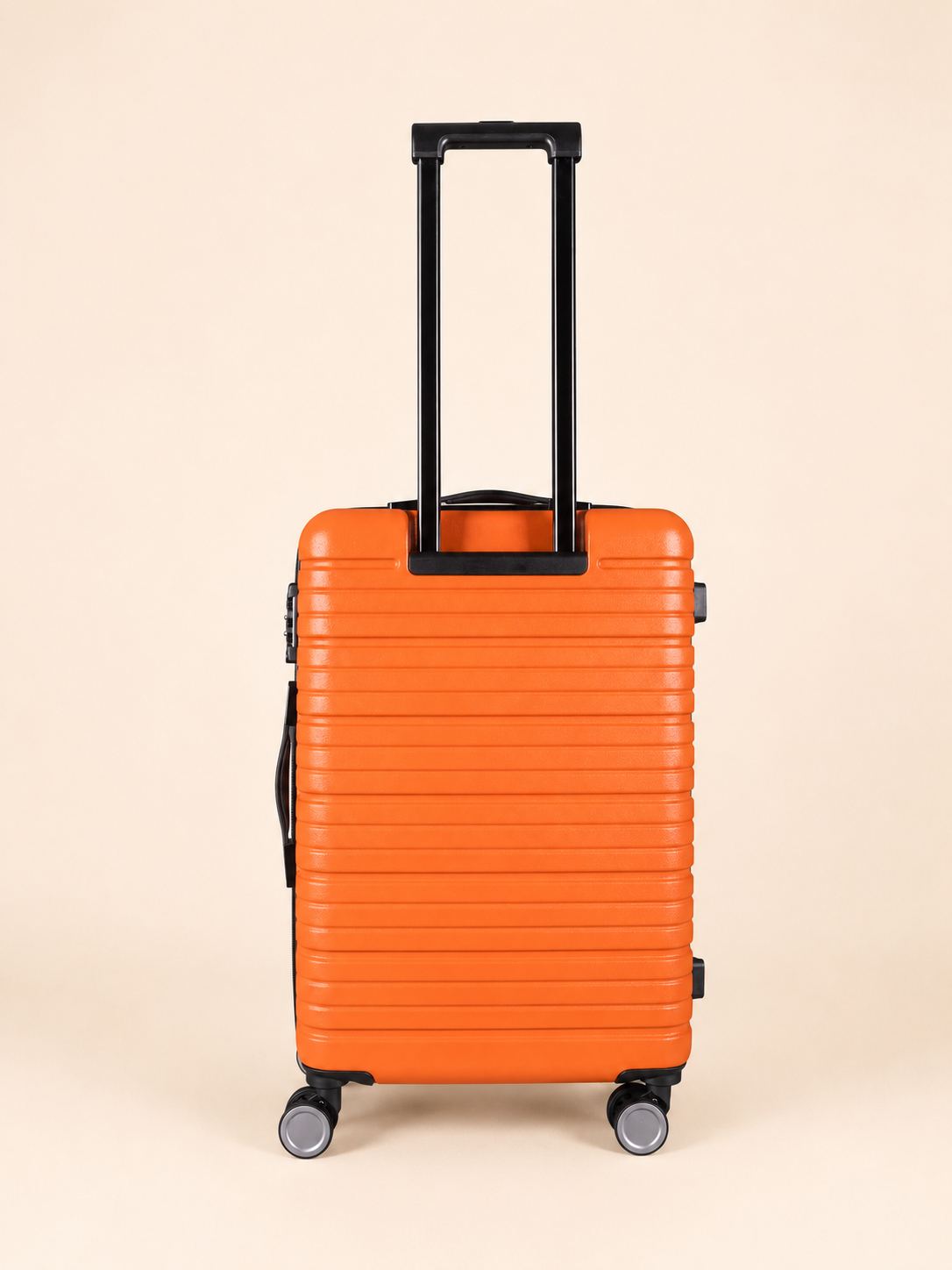 BEOW 3 Piece Orange Luggage Set – 20", 24" & 28" Suitcases with Expandable Hard Shell, Spinner Wheels & TSA Locks