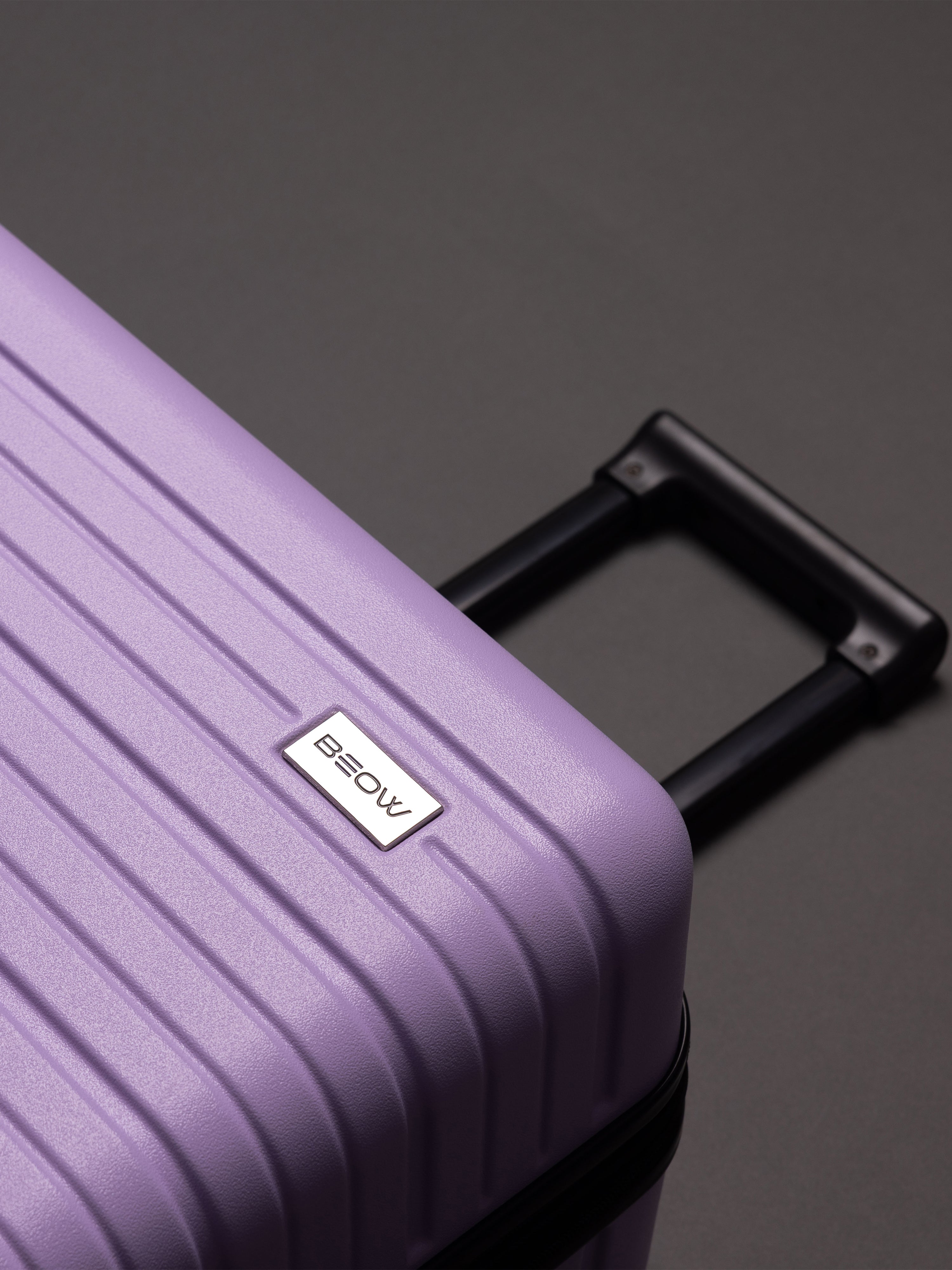 BEOW 3 Piece Lavender Luggage Set – 20", 24" & 28" Suitcases with Expandable Hard Shell, Spinner Wheels & TSA Locks