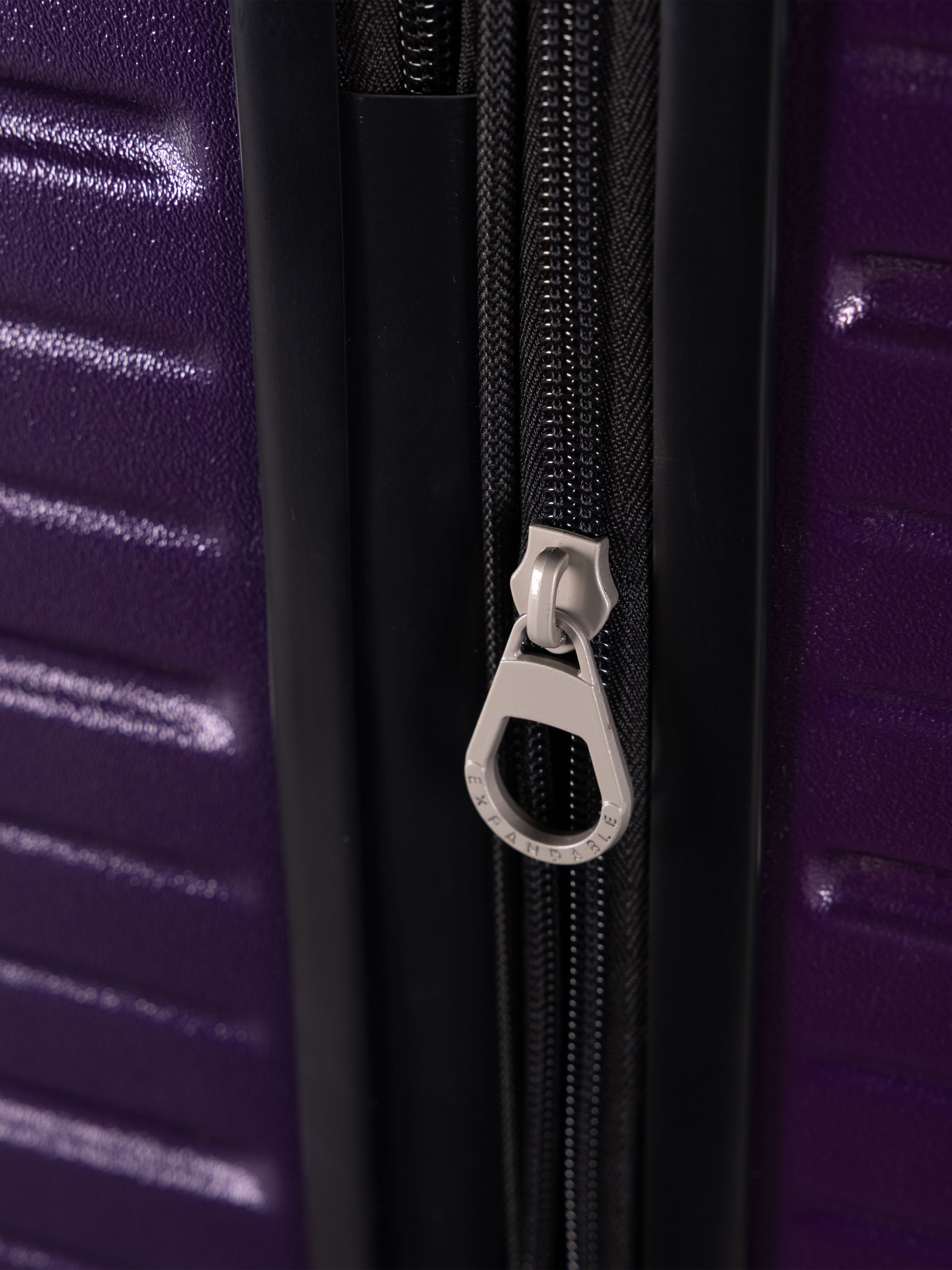 BEOW 3 Piece Purple Luggage Set – 20", 24" & 28" Suitcases with Expandable Hard Shell, Spinner Wheels & TSA Locks