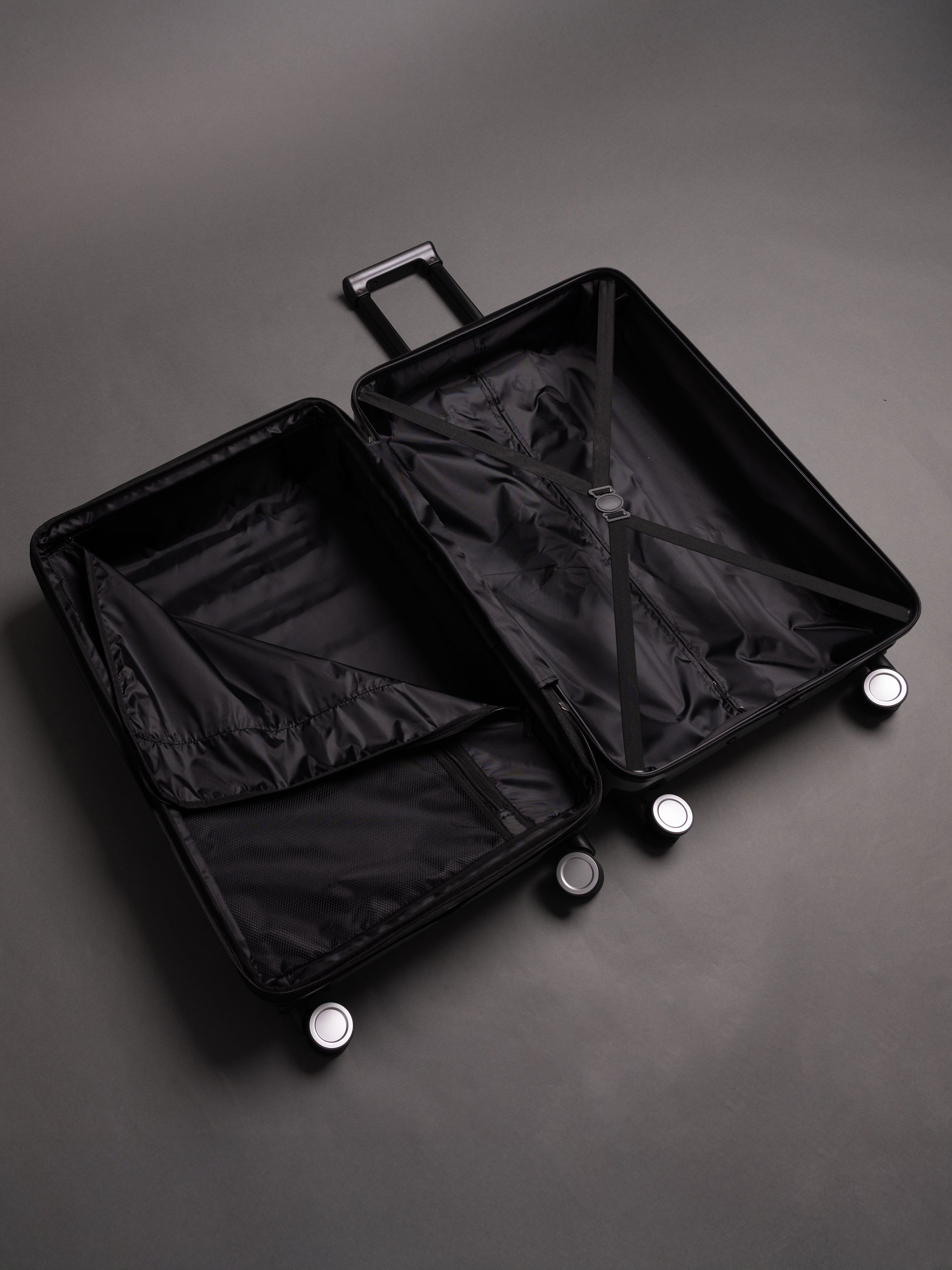 BEOW 3 Piece Silver Luggage Set – 20", 24" & 28" Suitcases with Expandable Hard Shell, Spinner Wheels & TSA Locks