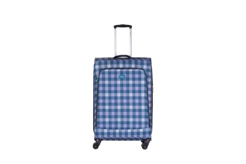 Highbury Polyester Luggage Set with 8 Rolling Spinner/Suitcase Set with 8 Wheels - 71cm / 28 inches, 61cm / 24 inches, 55cm / 20 inches