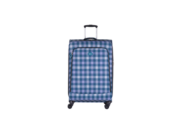 Highbury Polyester Luggage Set with 8 Rolling Spinner/Suitcase Set with 8 Wheels - 71cm / 28 inches, 61cm / 24 inches, 55cm / 20 inches