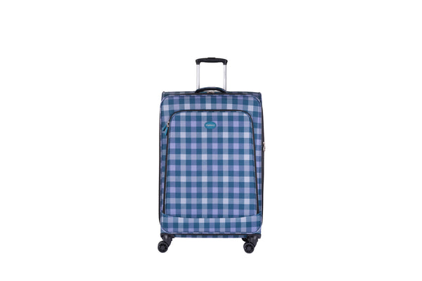 Highbury Polyester Luggage Set with 8 Rolling Spinner/Suitcase Set with 8 Wheels - 71cm / 28 inches, 61cm / 24 inches, 55cm / 20 inches