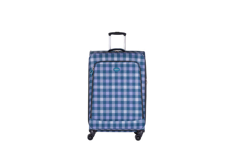Highbury Polyester Luggage Set with 8 Rolling Spinner/Suitcase Set with 8 Wheels - 71cm / 28 inches, 61cm / 24 inches, 55cm / 20 inches