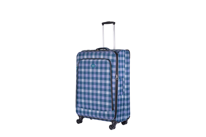 Highbury Polyester Luggage Set with 8 Rolling Spinner/Suitcase Set with 8 Wheels - 71cm / 28 inches, 61cm / 24 inches, 55cm / 20 inches