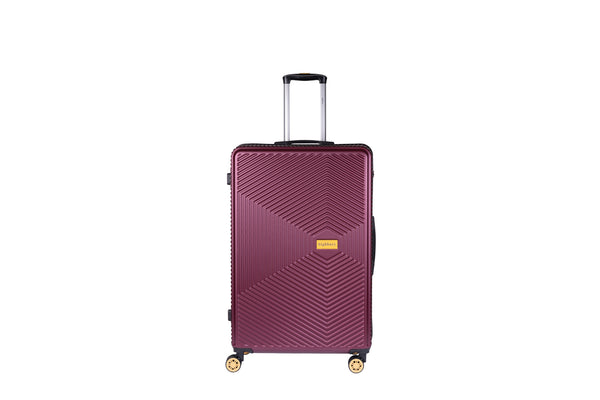 Highbury Burgundy Hardside Luggage Polypropylene Hard-Shell Spinner/Suitcase Set with 8 Wheels - 29 inches, 25 inches, 20 inches